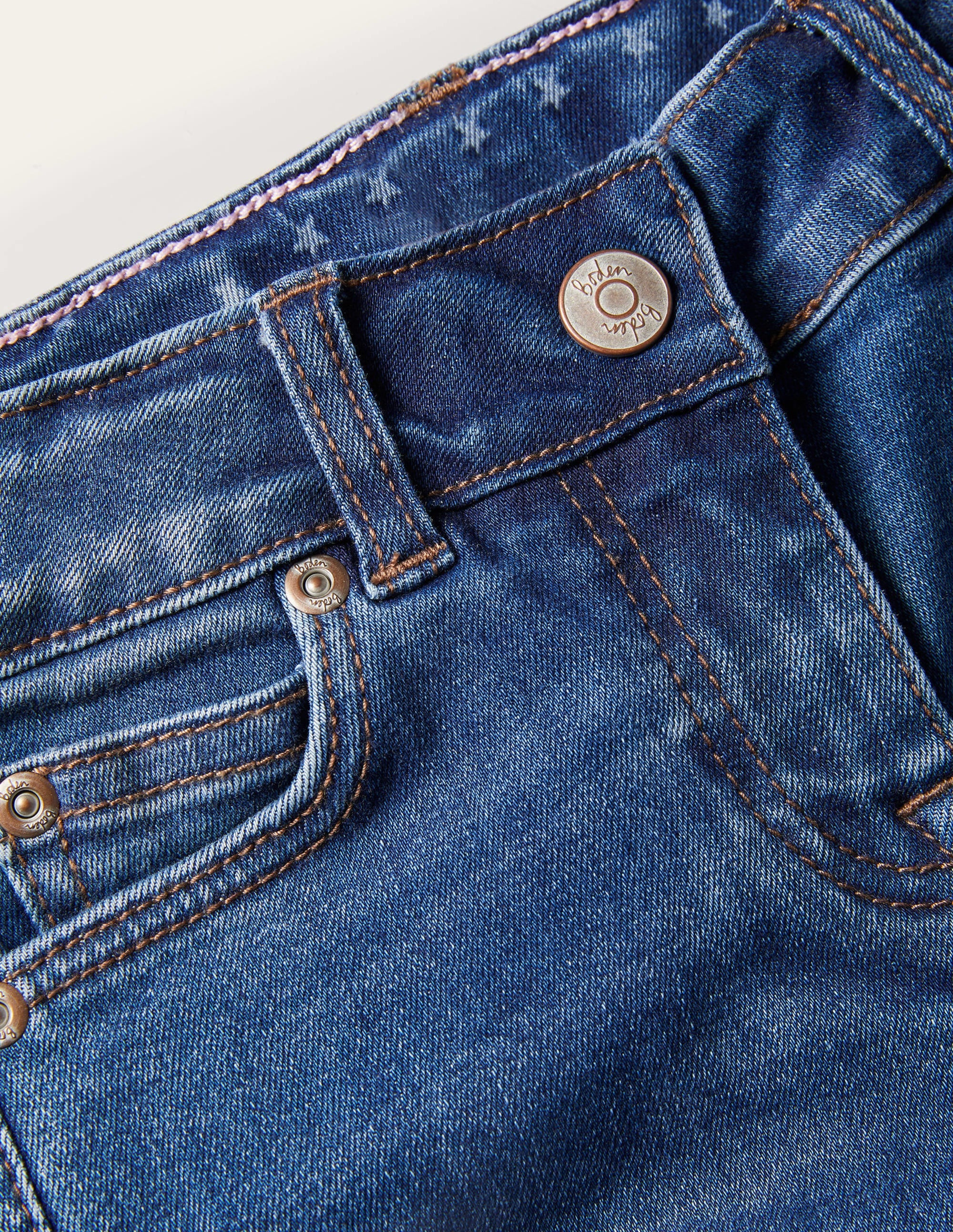 Eng anliegende Active-Flex Jeans-Mittleres Vintageblau, Denim - Image 3