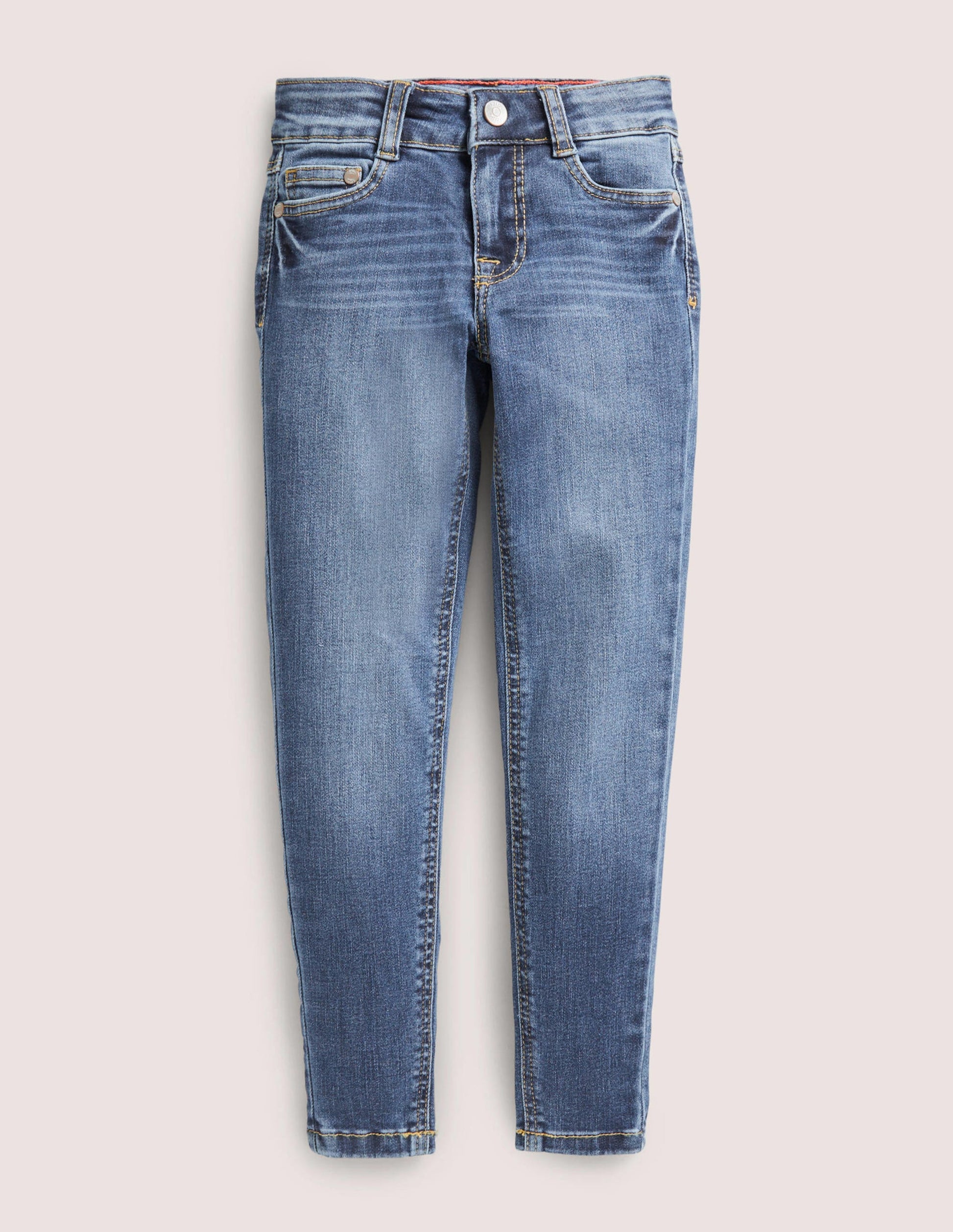 Röhrenjeans mit Superstretch-Mittleres Vintageblau, Denim-1