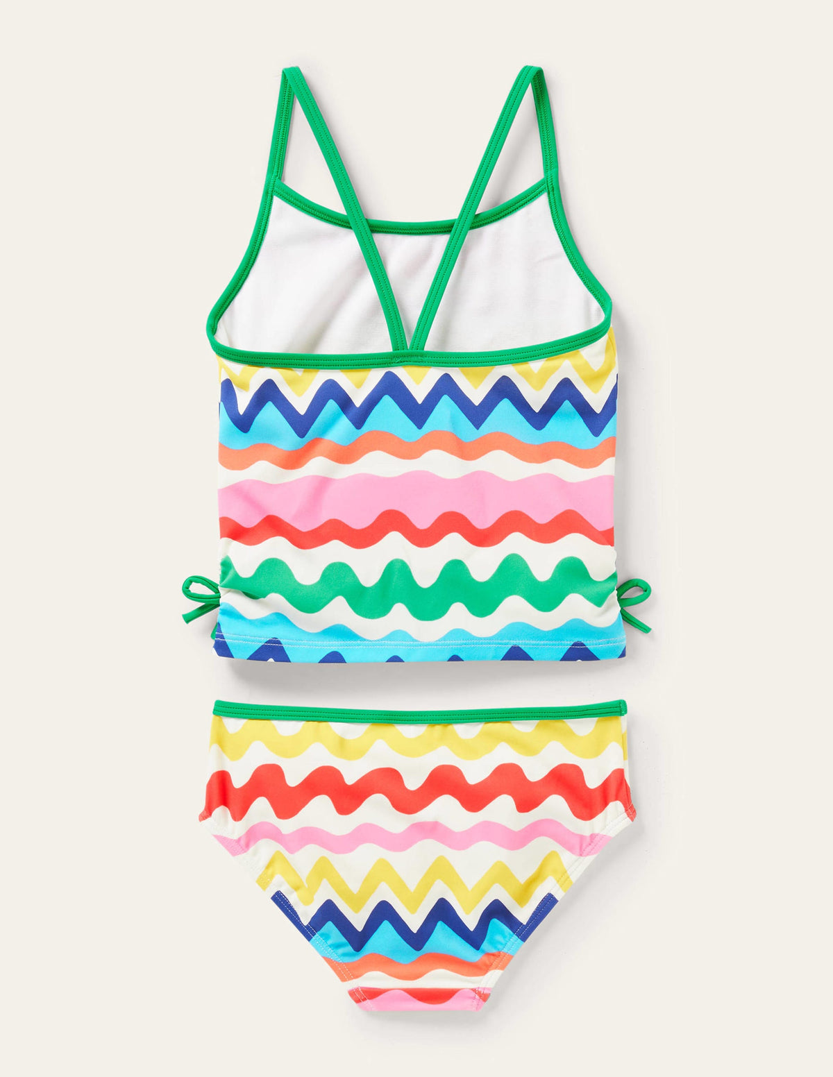 Tankiniset mit Rüschen-Ivory, Multi Ric Rac Stripe - Image 2