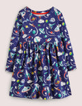 Robe en jersey fun à manches longues-Mini espace tribord