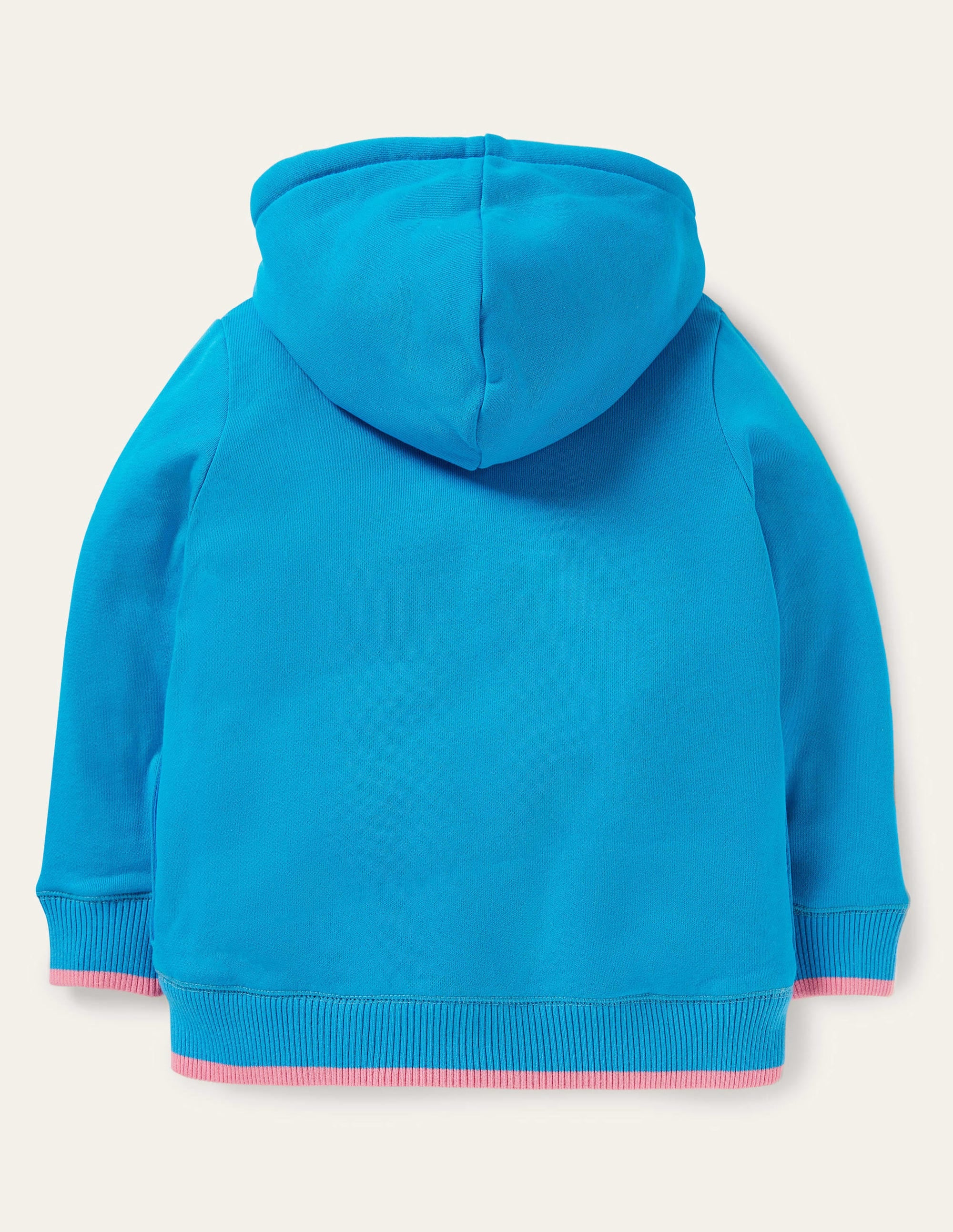 Fun Shaggy-lined Hoodie-Malibu Blue Rabbit - Image 2