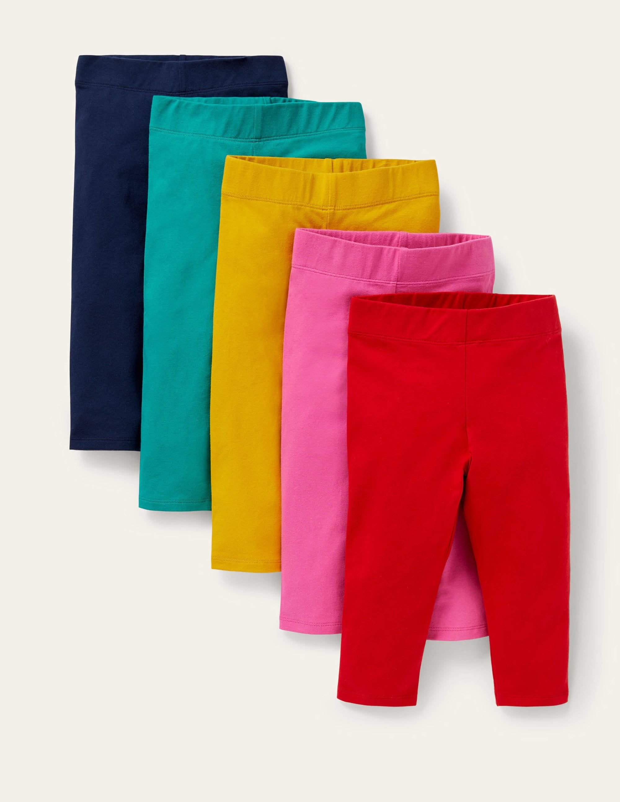 7/8-Leggings im 5er-Pack-Bunt, Regenbogenfarben - Image 1