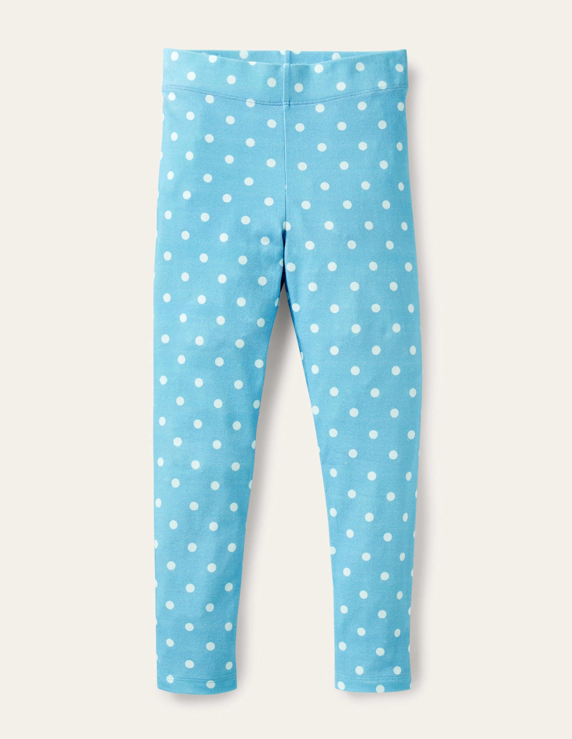 Legging fun-Pois aigue-marine/ivoire - Image 1
