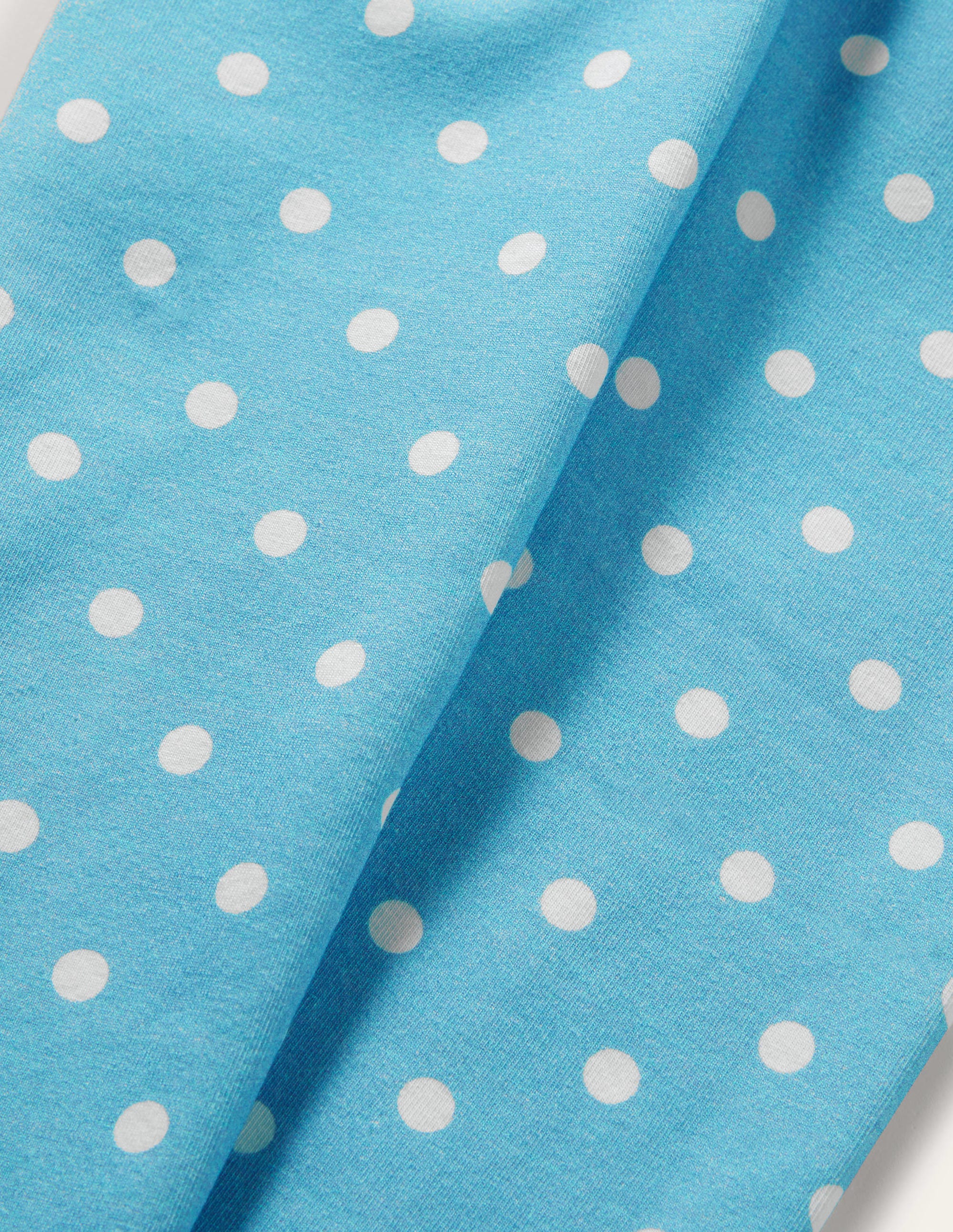 Legging fun-Pois aigue-marine/ivoire - Image 3