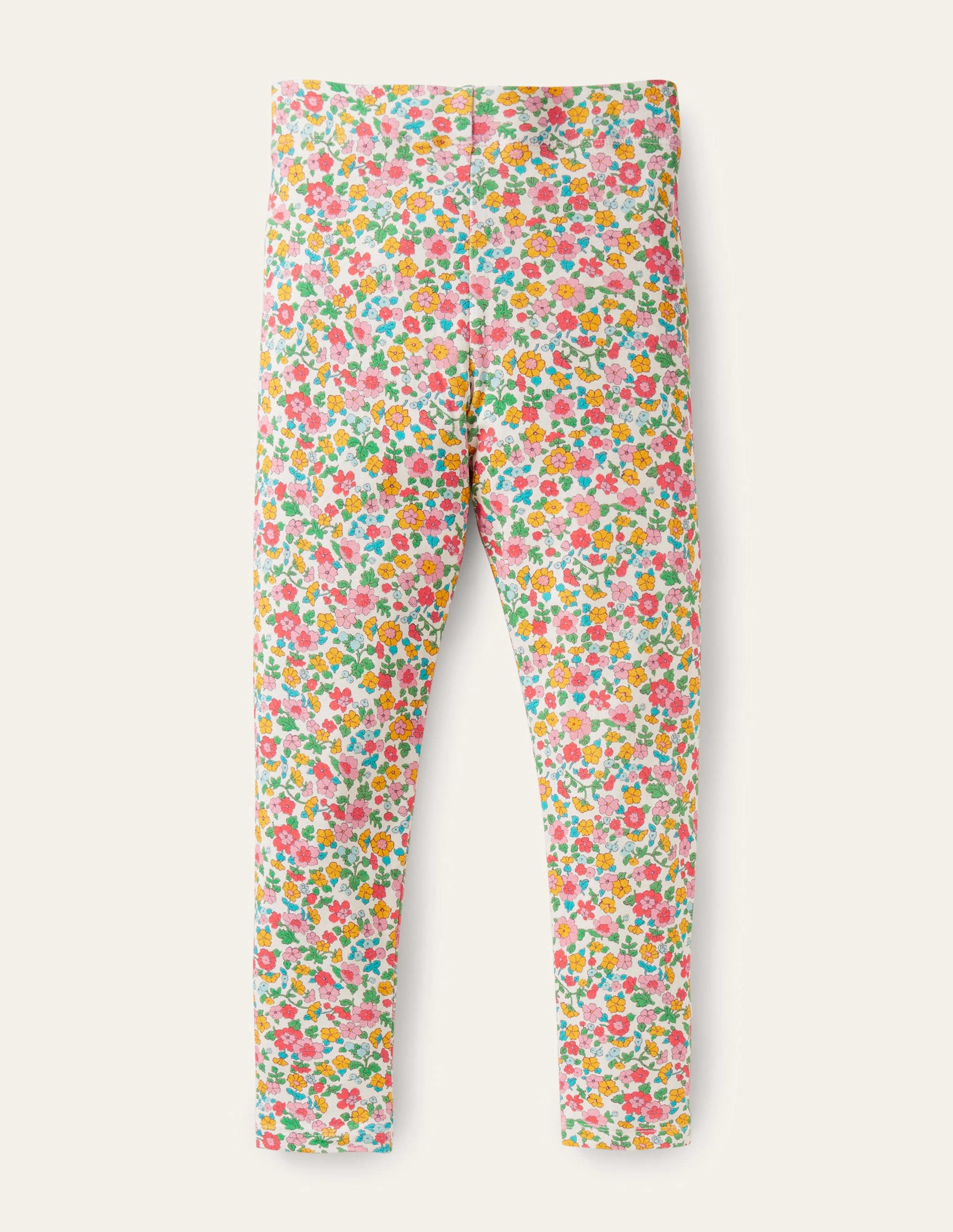 Fröhliche Leggings-Bunt, Blumenmuster-2