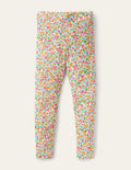 Fröhliche Leggings-Bunt, Blumenmuster