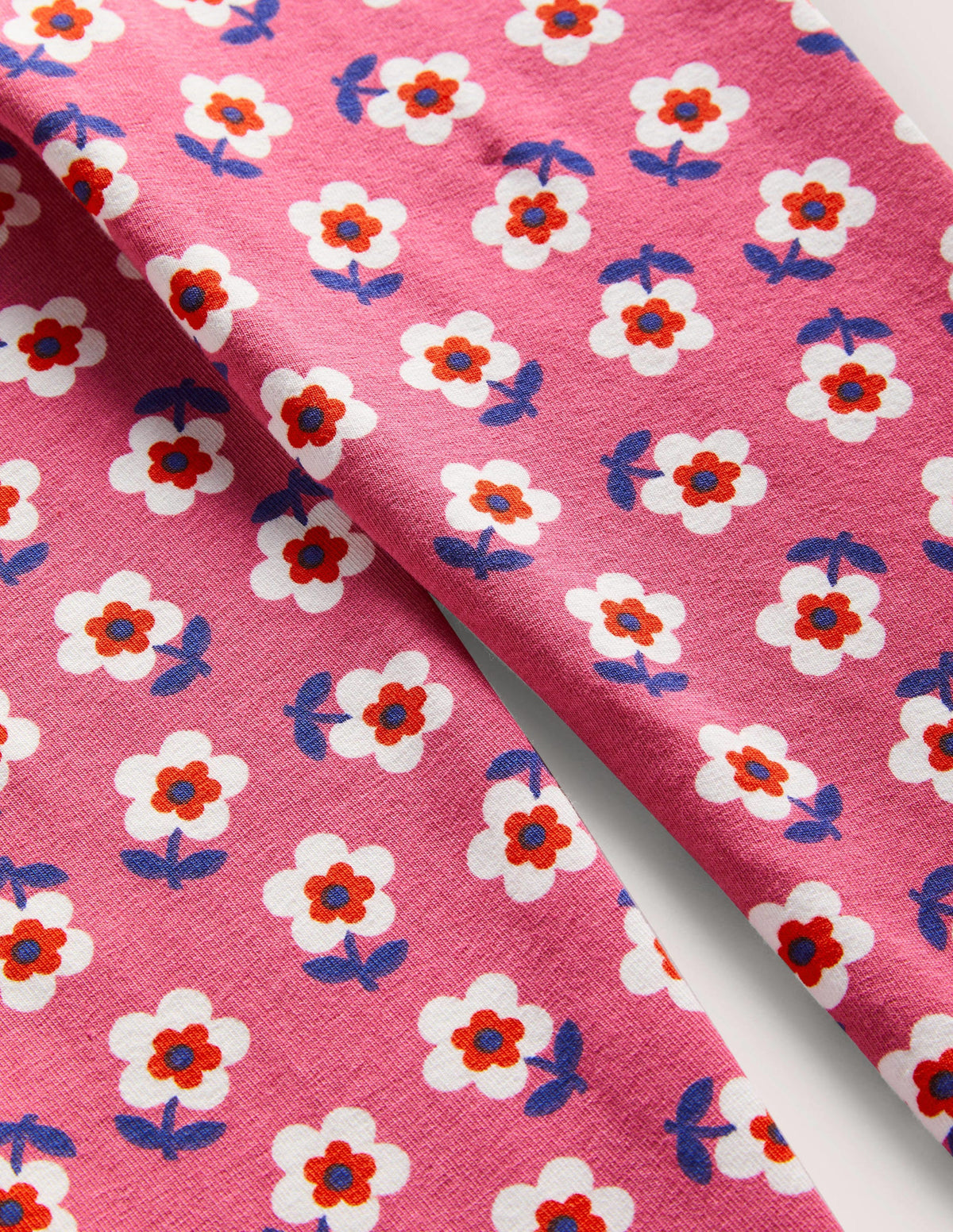 Fröhliche Leggings-Bartnelkenrosa, Kleine Gänseblümchen - Image 3