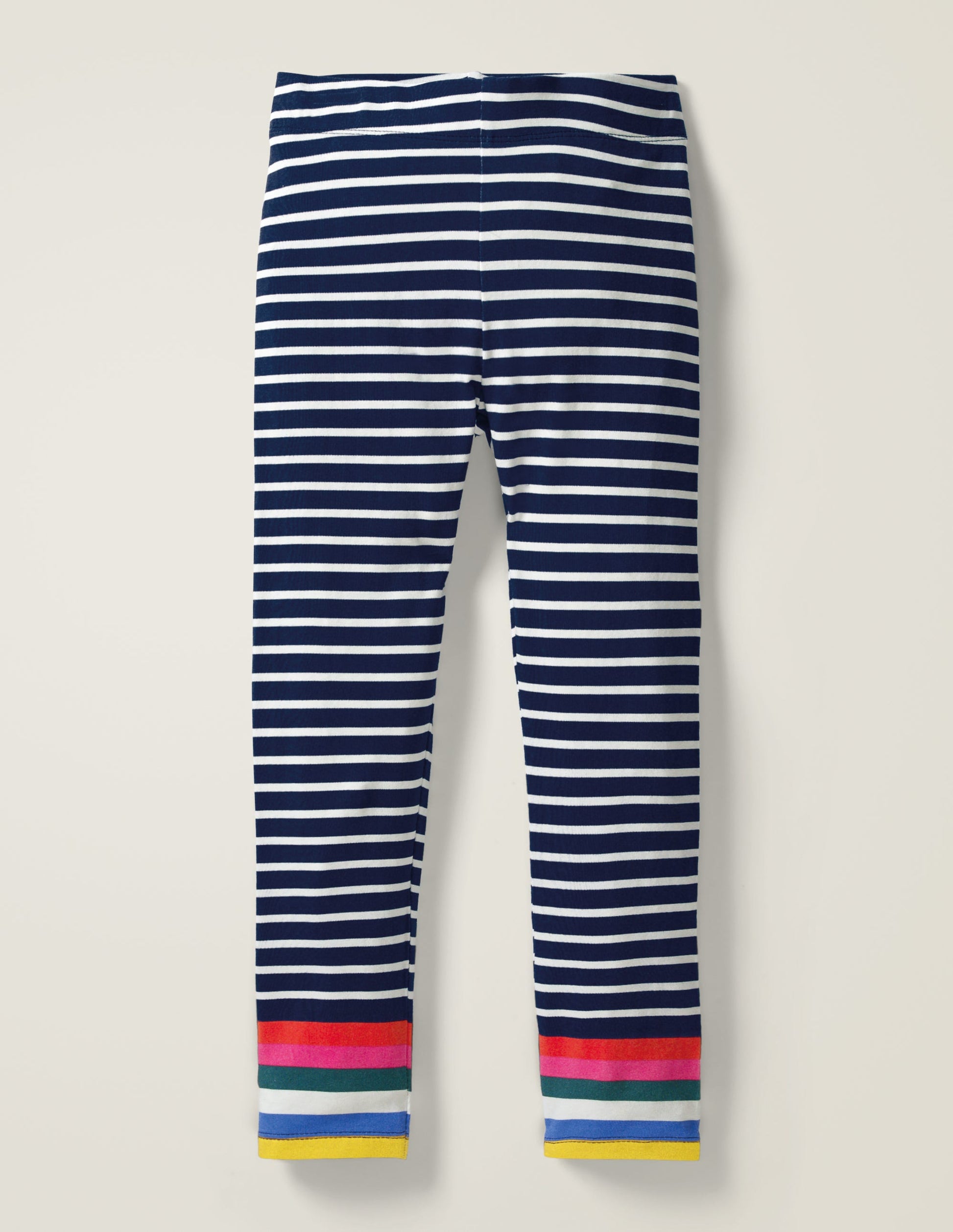 Fröhliche Leggings-Segelblau/Naturweiß, Regenbogen-1