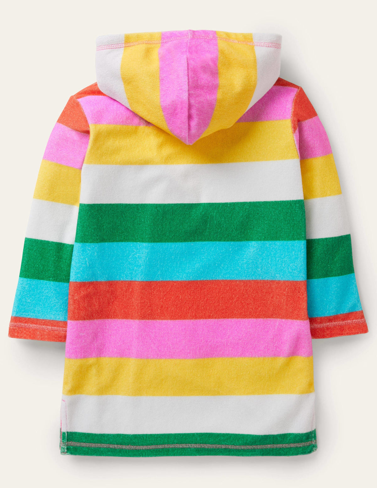 Towelling Throw-On-Multi Rainbow - Image 2