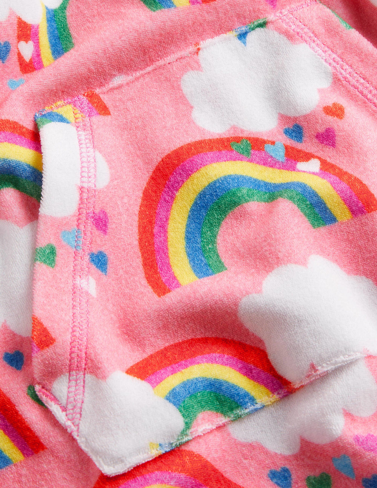 Frottee-Badeponcho-Limonadenrosa, Regenbogen - Image 3