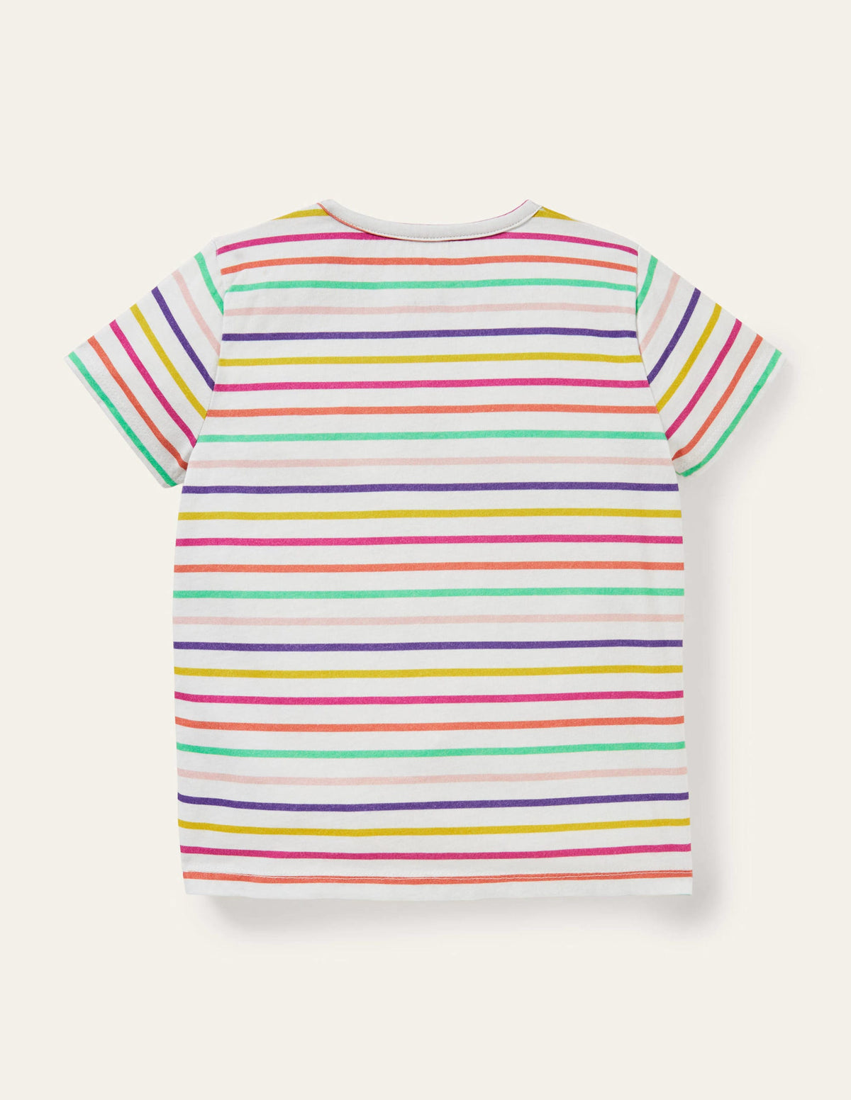 Kurzärmliges T-Shirt mit Applikation-Pop Pansy / Bluebell Sloth-2