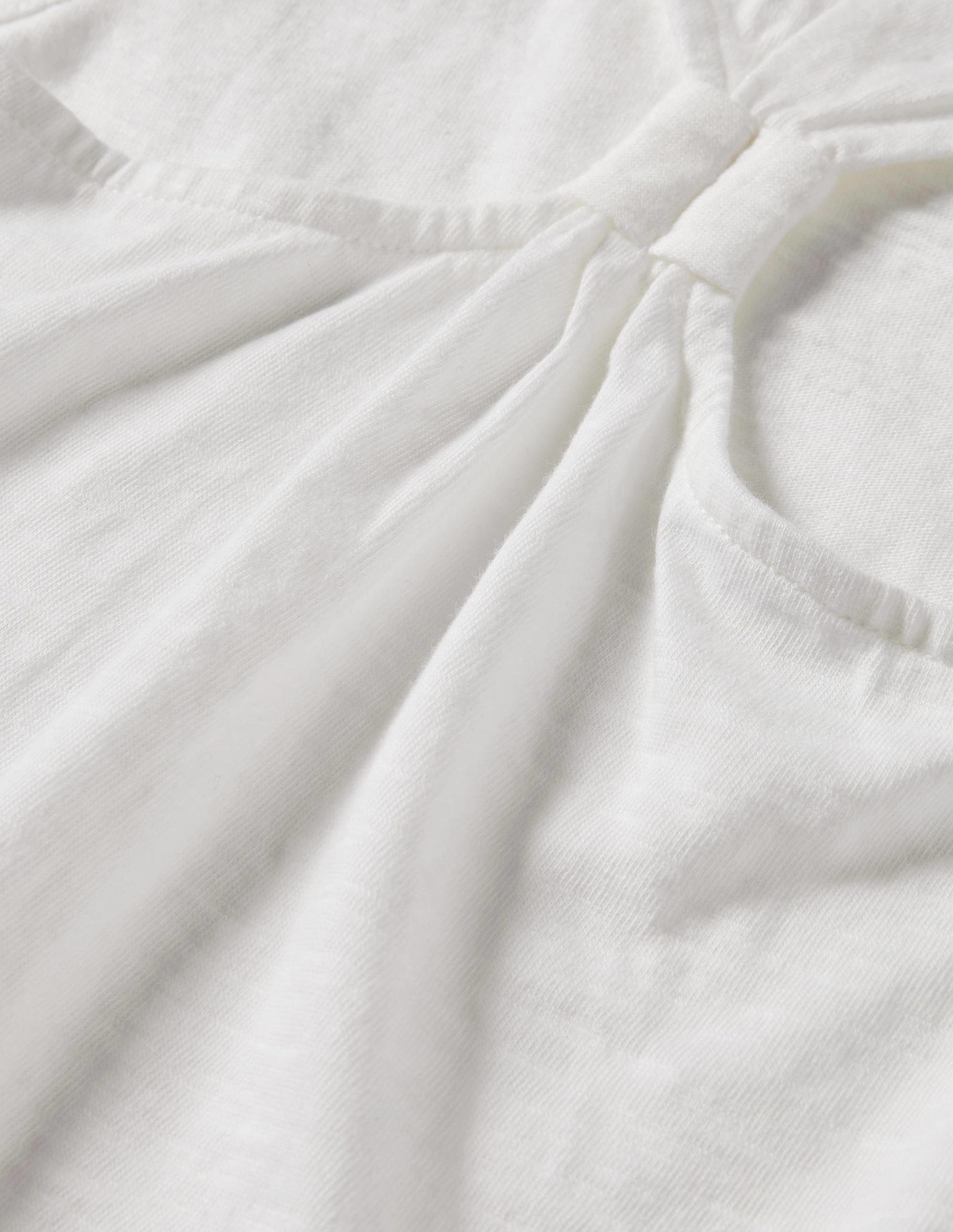 Im Nacken gebundenes Trägershirt-Weiß - Image 3