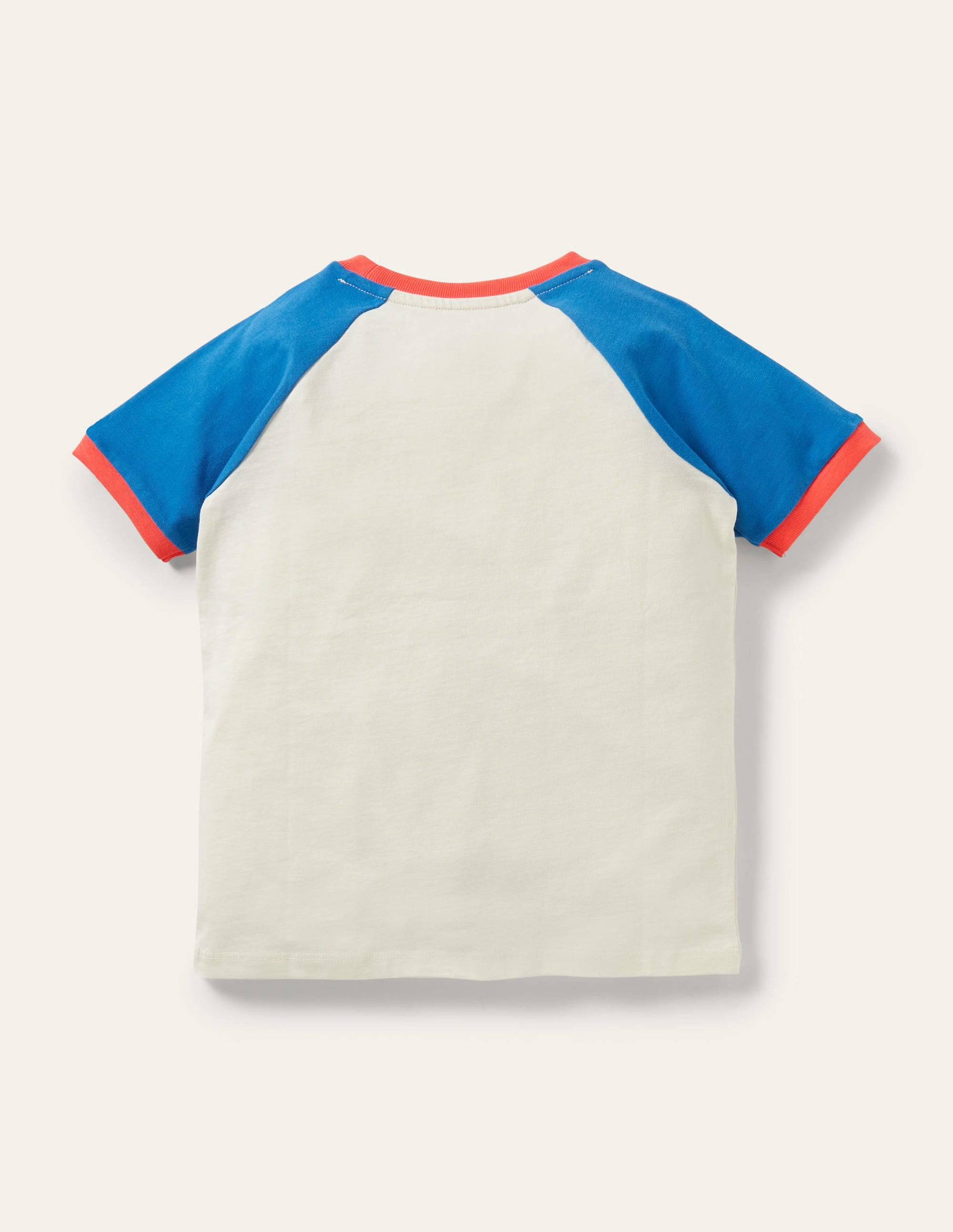 Gemustertes Raglan-T-Shirt mit Grafik-Strahlendes Marineblau, Planeten - Image 2