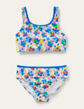 Twist Back Bikini-Multi Happy Ditsy Floral