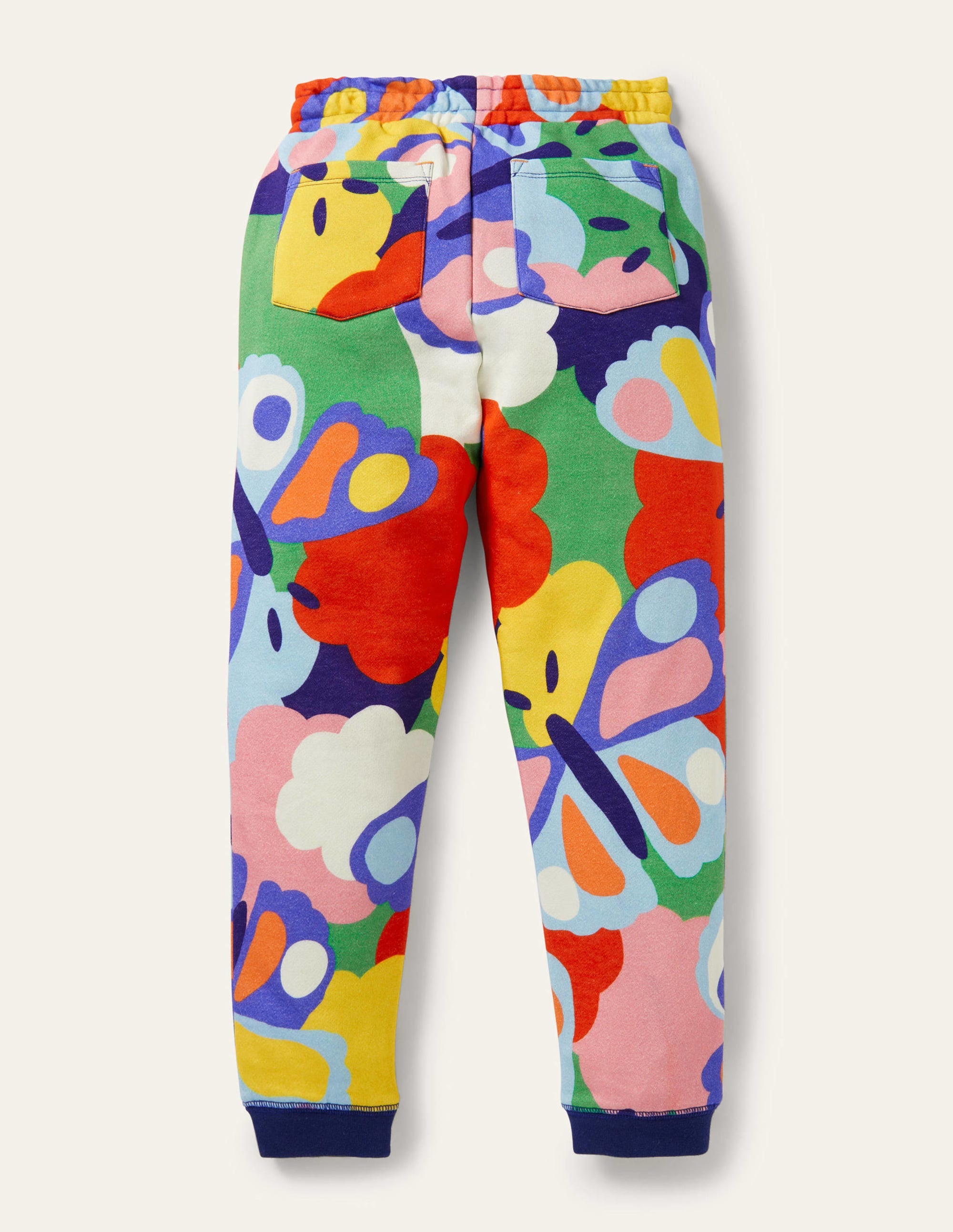 Gemusterte Jogginghose-Bunt, Schmetterlingsmuster - Image 2