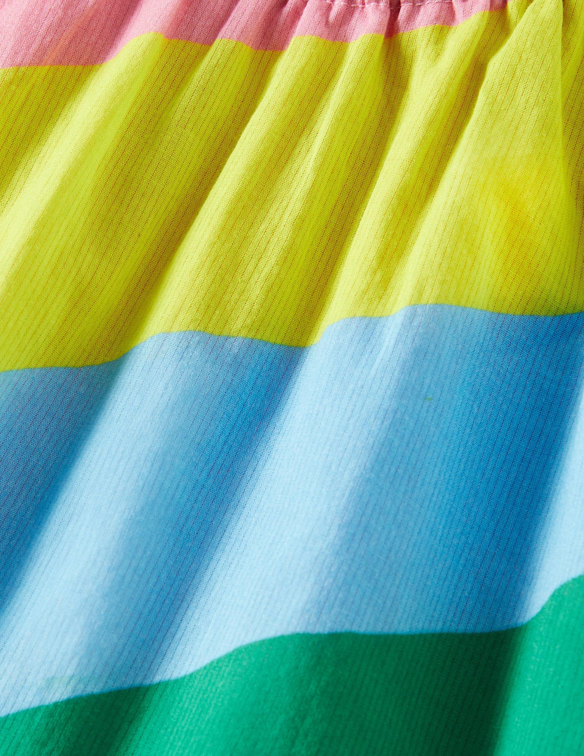 Gewebtes Kleid mit Trägern-Bunt, Regenbogenwellen-3