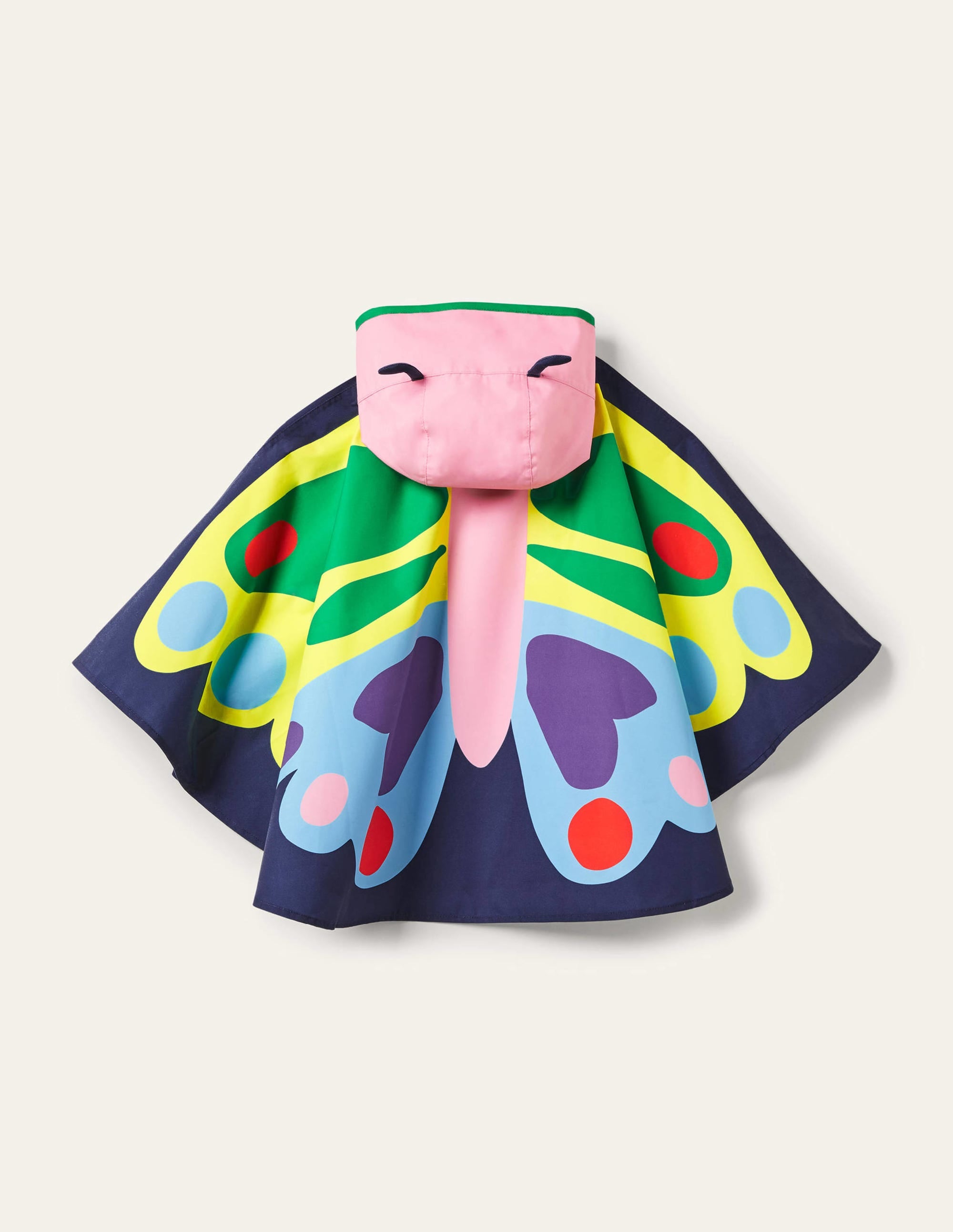 Poncho papillon-Bleu marine universitaire - Image 2