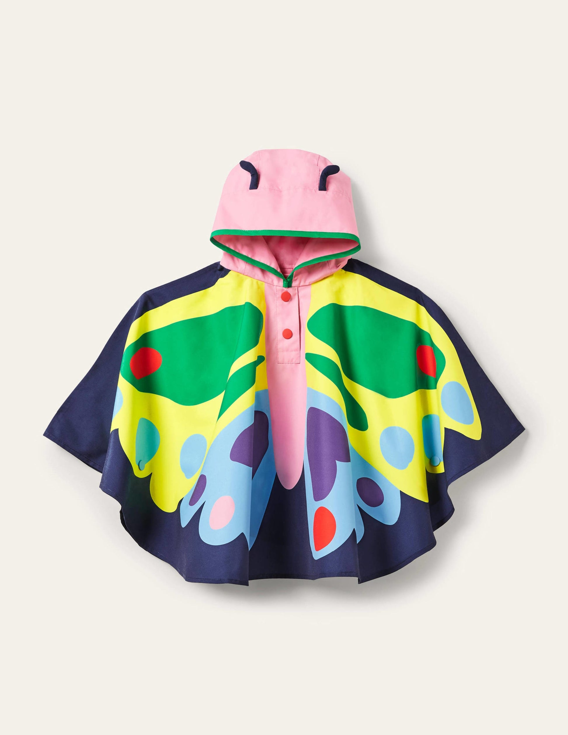 Poncho papillon-Bleu marine universitaire-1