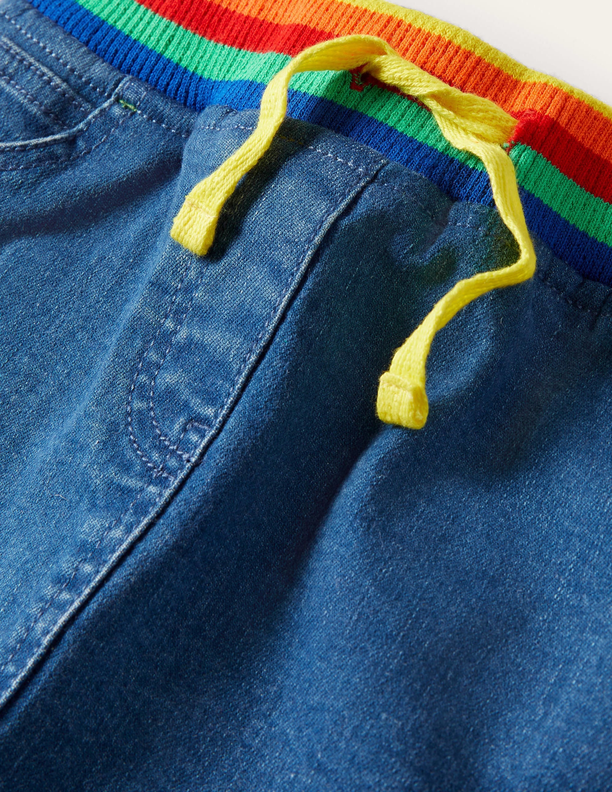 Denim-Rock mit Rippbund-Mittleres Vintageblau, Denim - Image 3