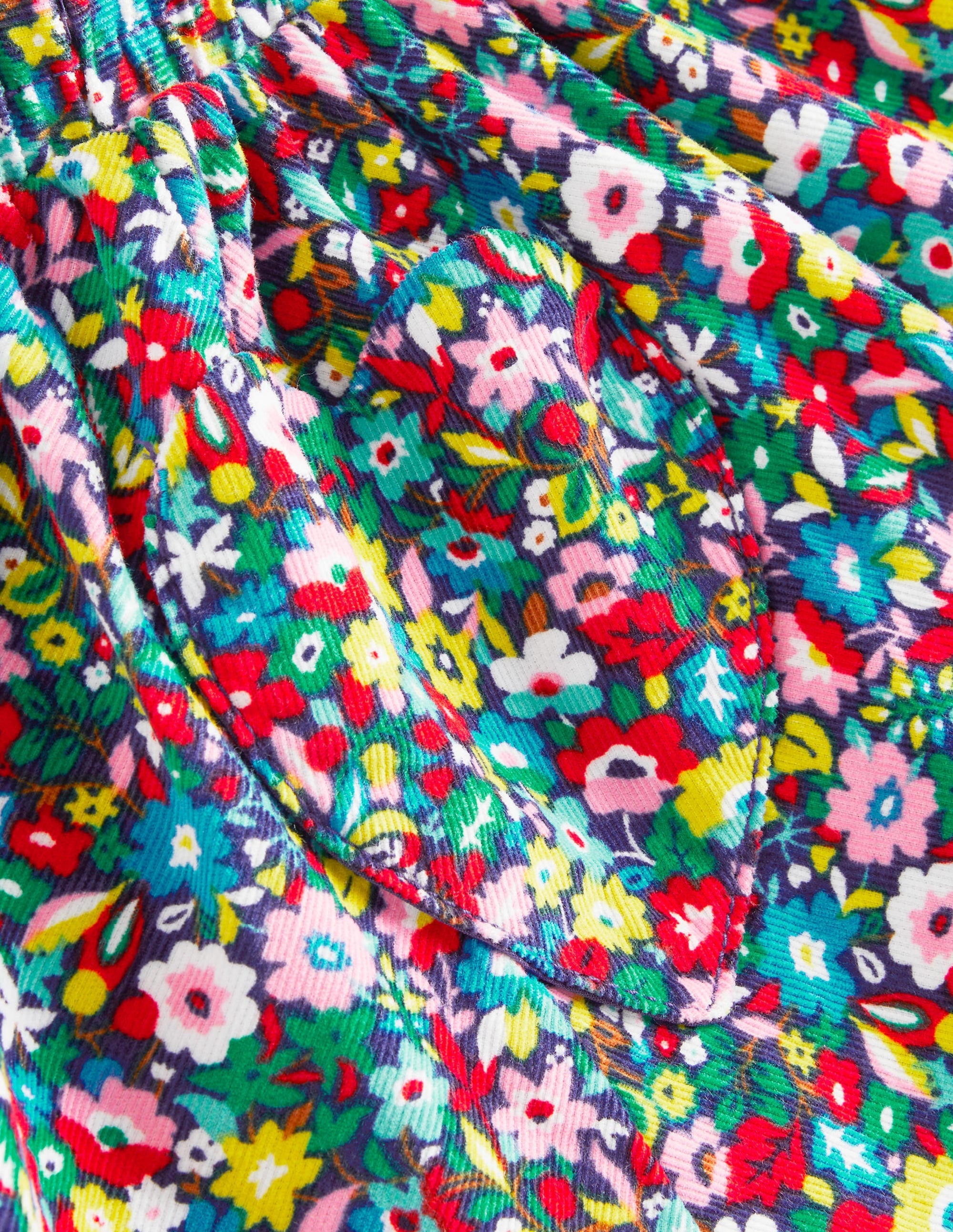 Ausgestellter Webrock-Bunt, Patchwork-Blumen - Image 3