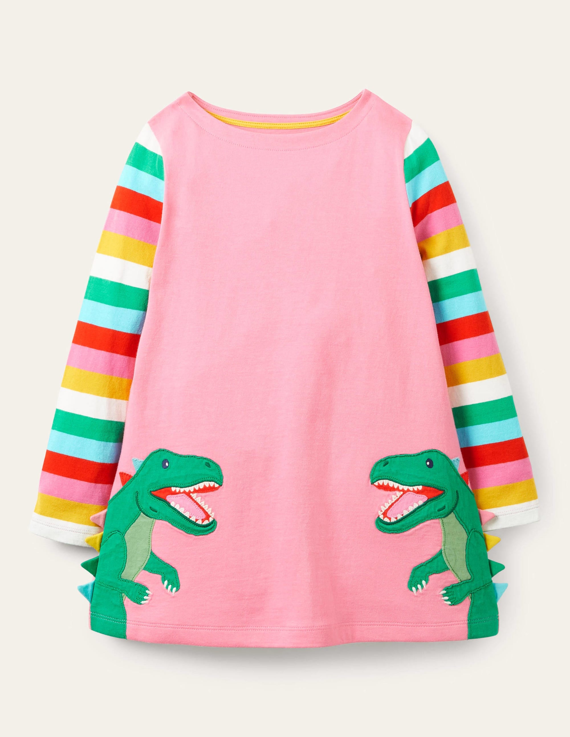 Fröhliche Tunika mit Applikation-Hellrosa, Dinosaurier - Image 1