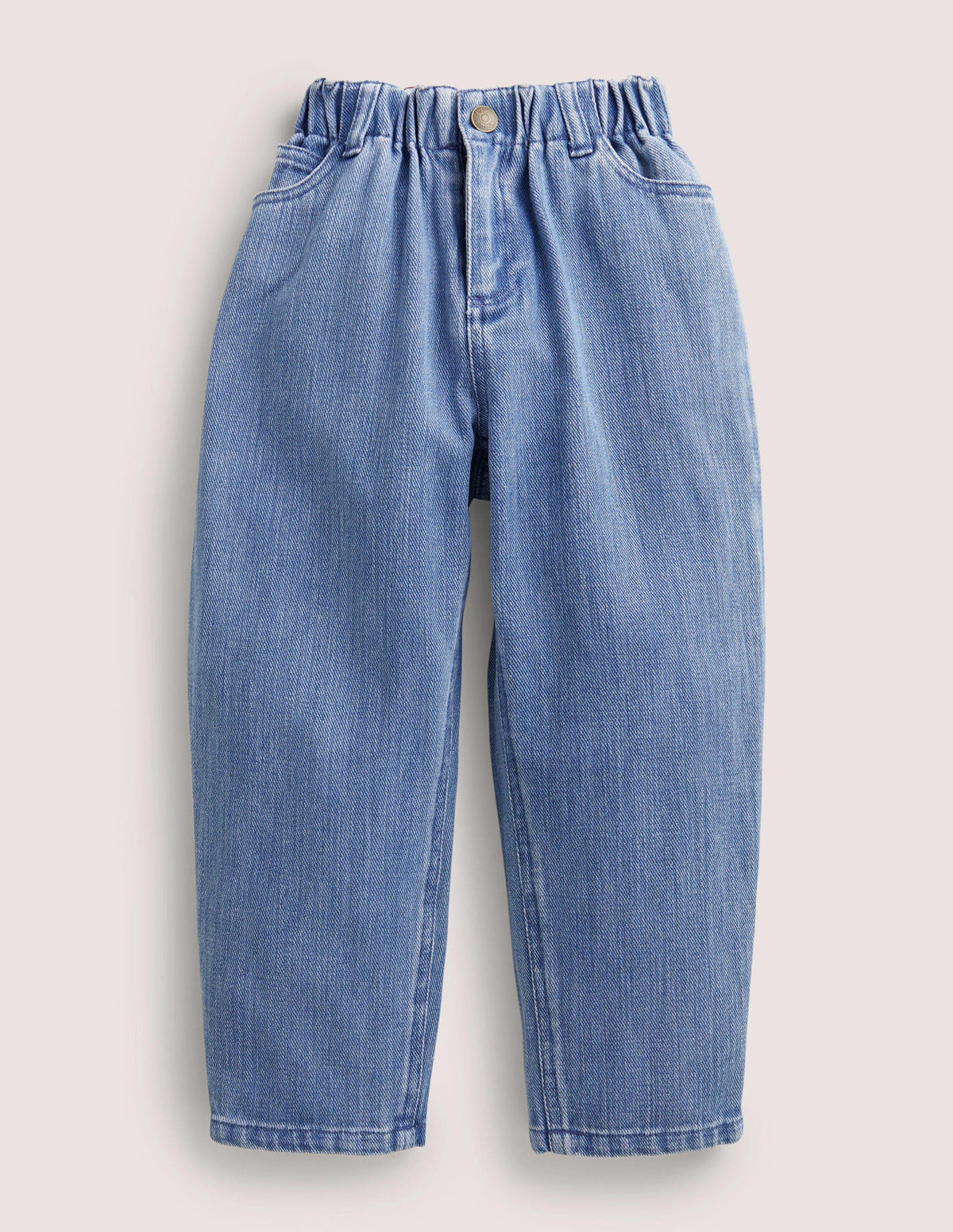 Barrel-Jeans-Mittleres Vintageblau, Denim - Image 1