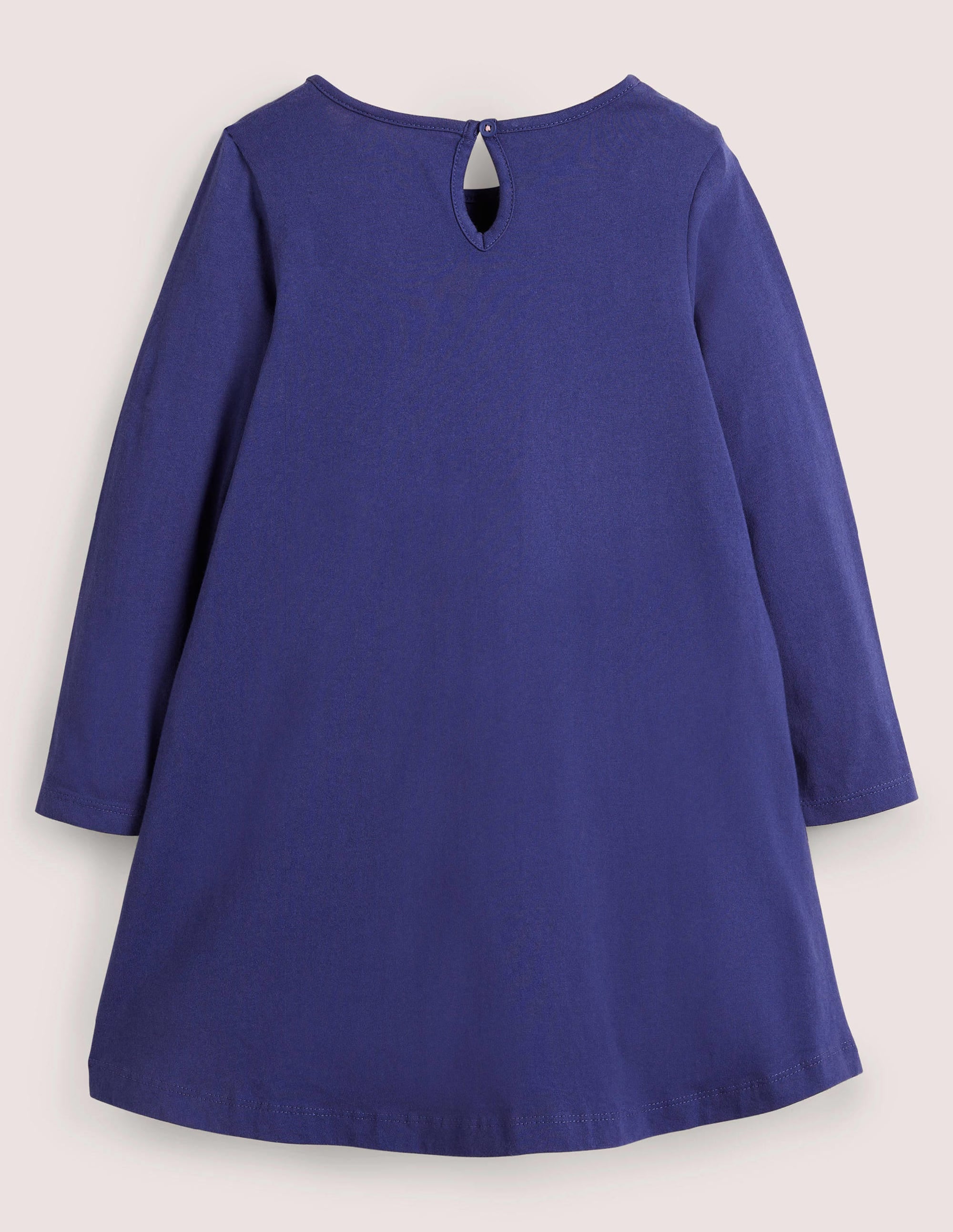 Fröhliches Kleid mit großer Weltraumapplikation-Segelblau - Image 2