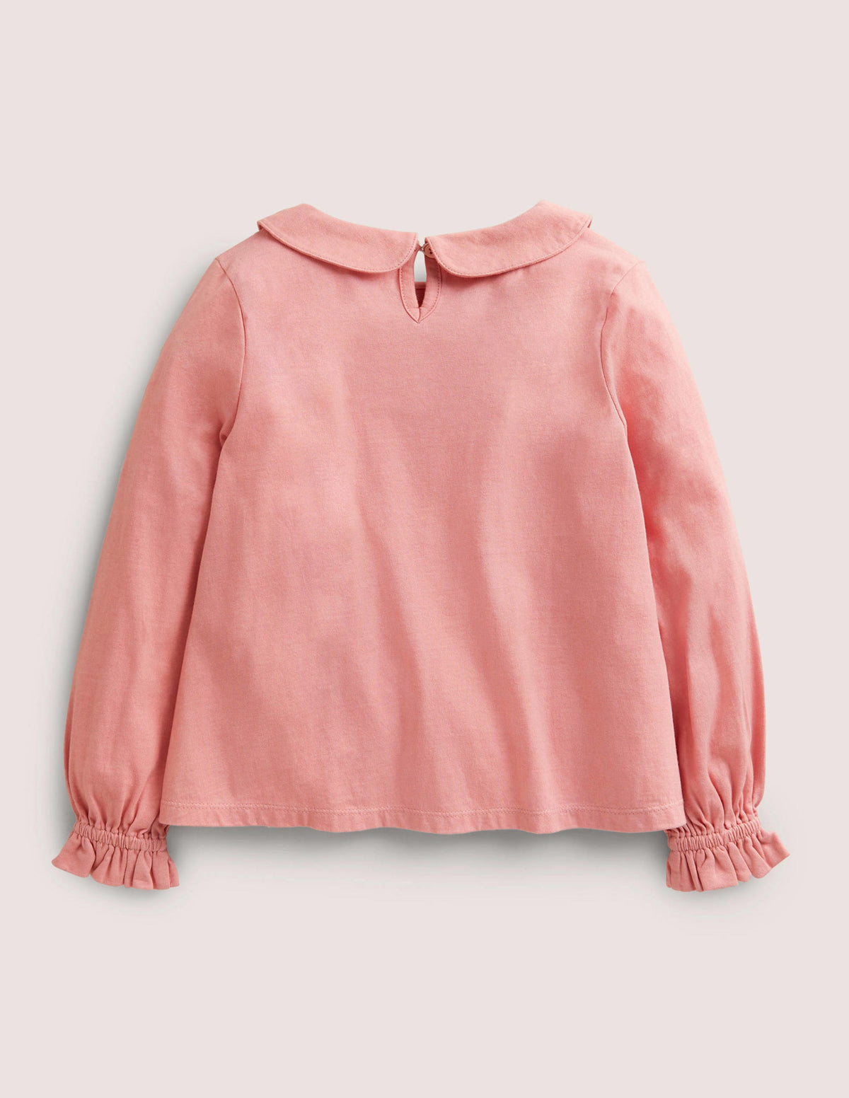 Jerseyoberteil mit Kragen-Mandelblütenrosa - Image 2