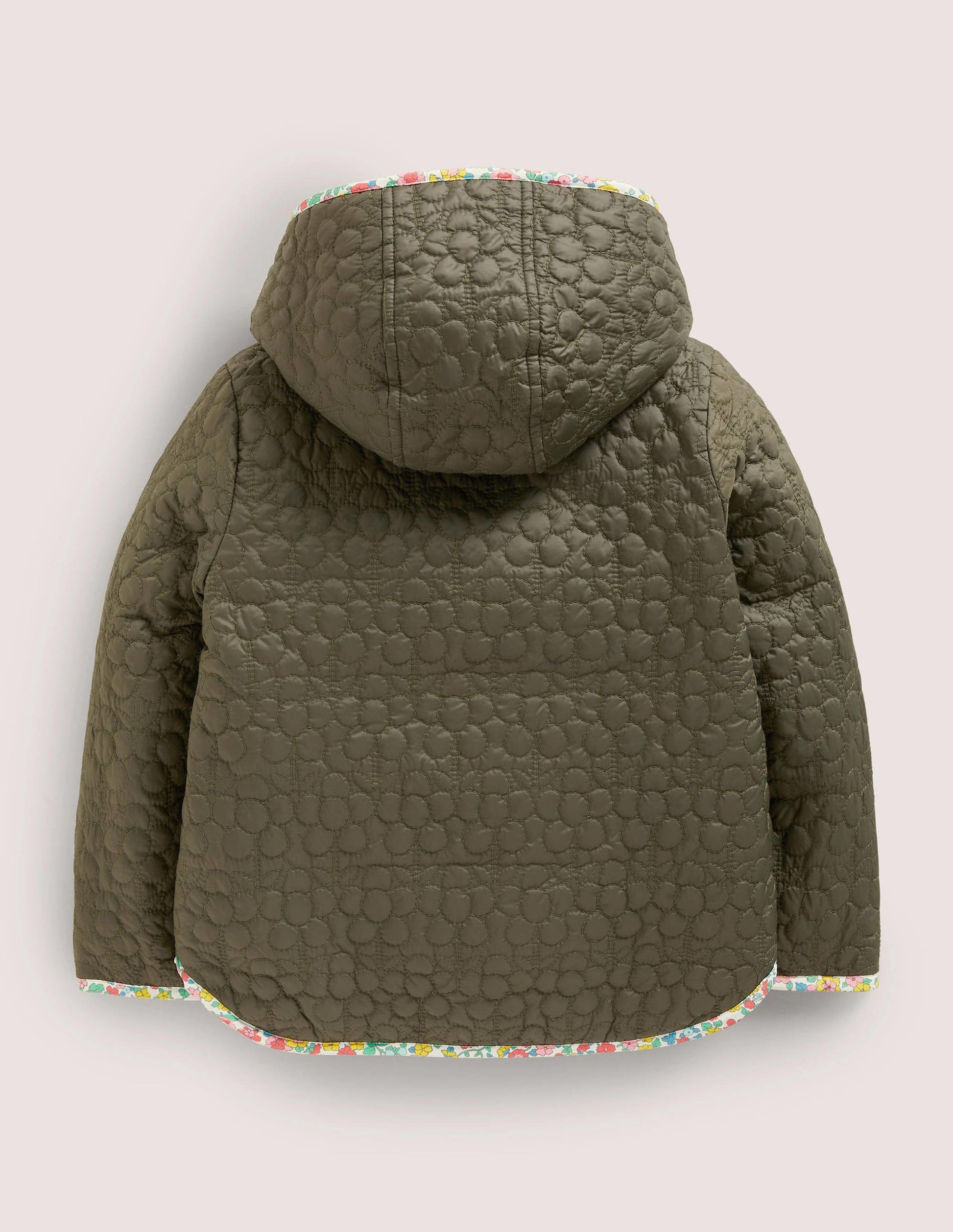 Gesteppte Jacke-Khakigrün-2