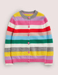 Cardigan mit Regenbogenstreifen-Bunt/Regenbogen, Gestreift