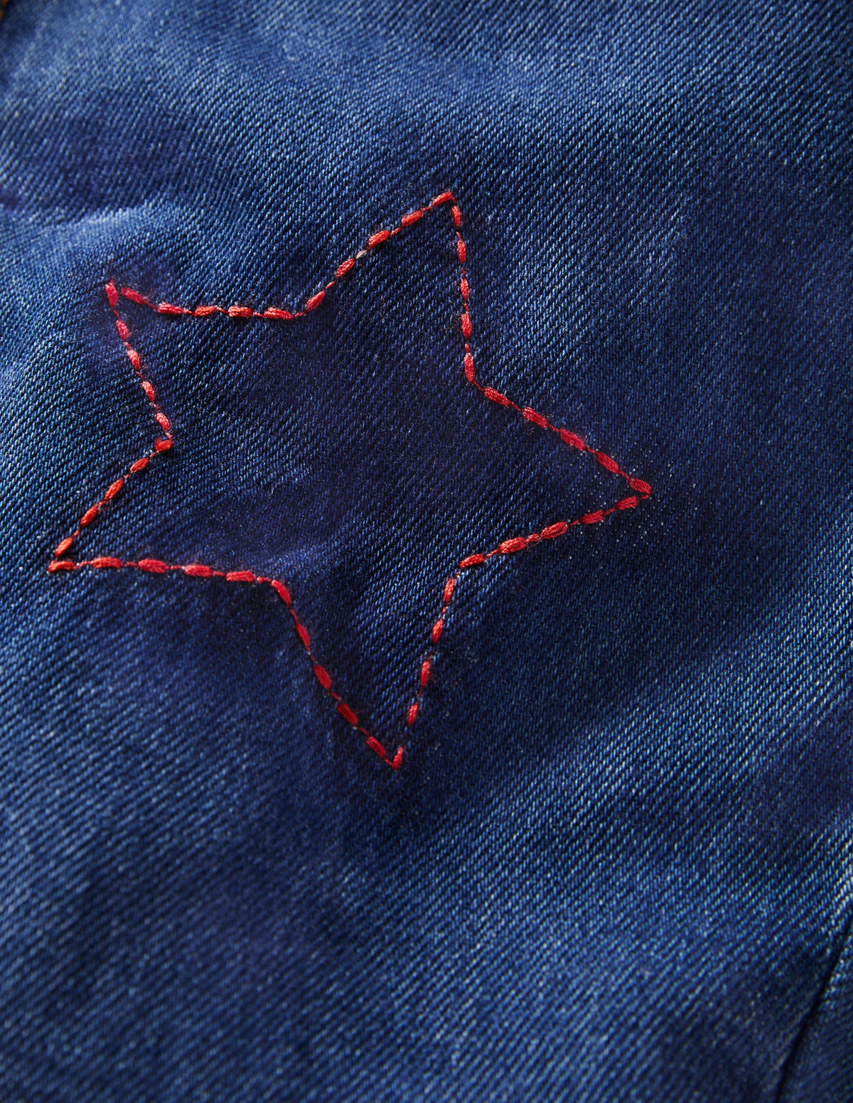 Girlfriend-Jeans-Mittleres Vintageblau, Stern-3