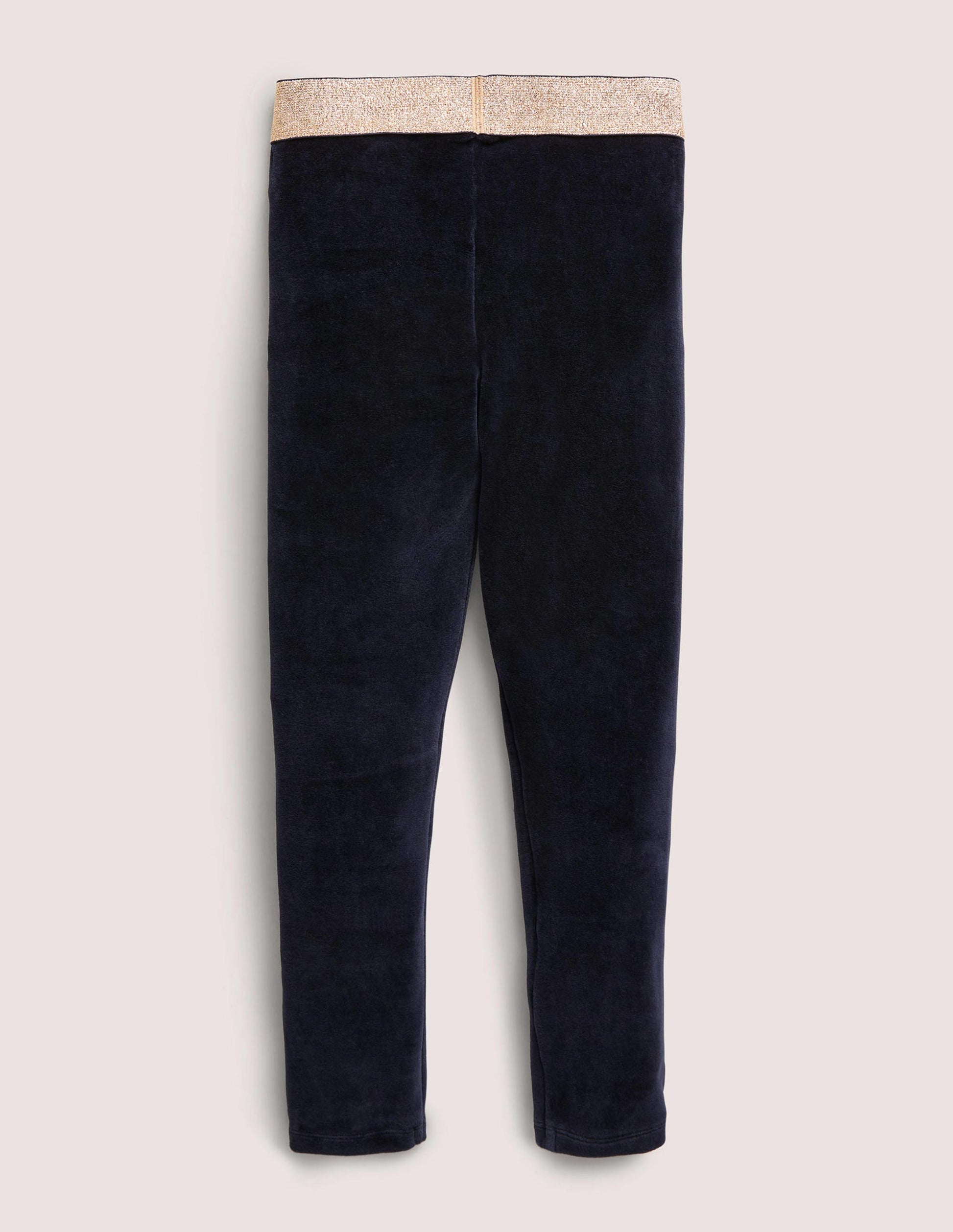 Samtleggings mit Glitzertaille-Mitternachtsblau-2