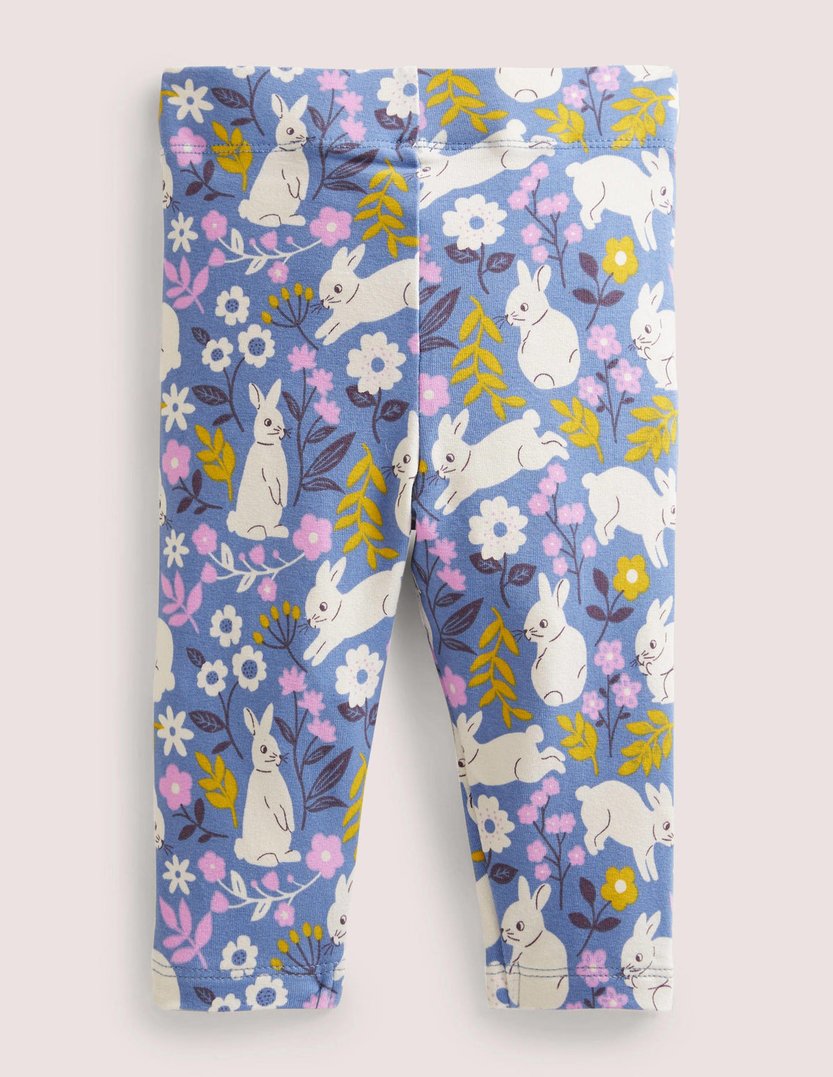 Legging pour bébé-Motif Bunny Field bleu Côte d'azur - Image 2