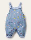 Salopette à pois-Pois multi chambray