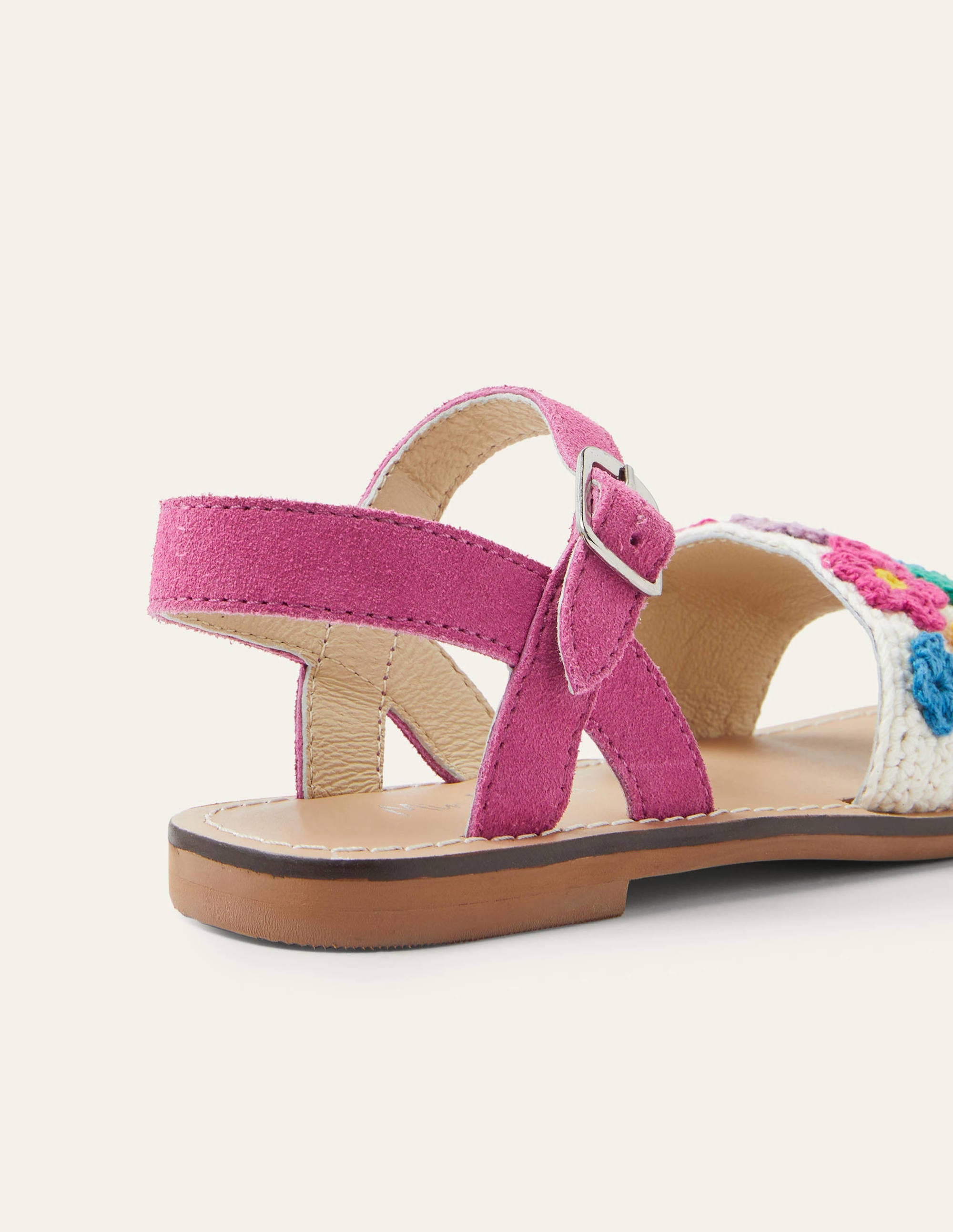 Crochet Sandals-Multi Flowers - Image 3