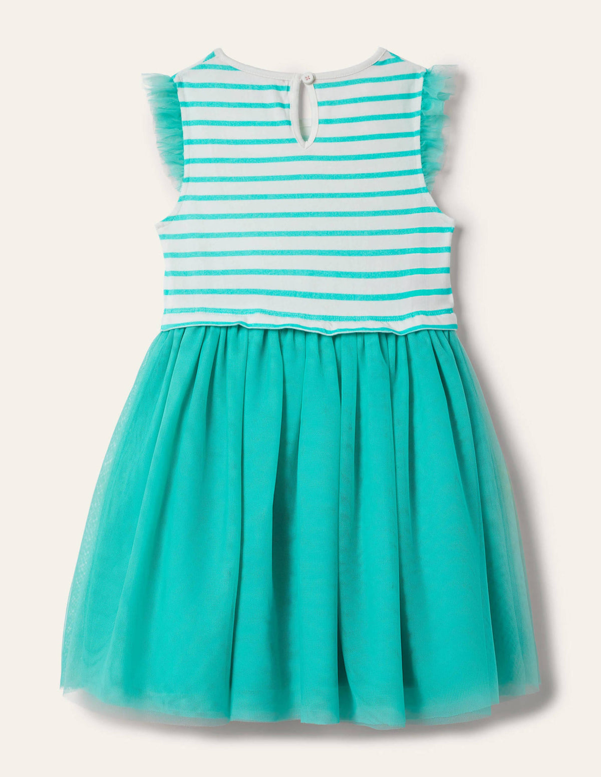 Tüllkleid-Türkis, Papageien - Image 2
