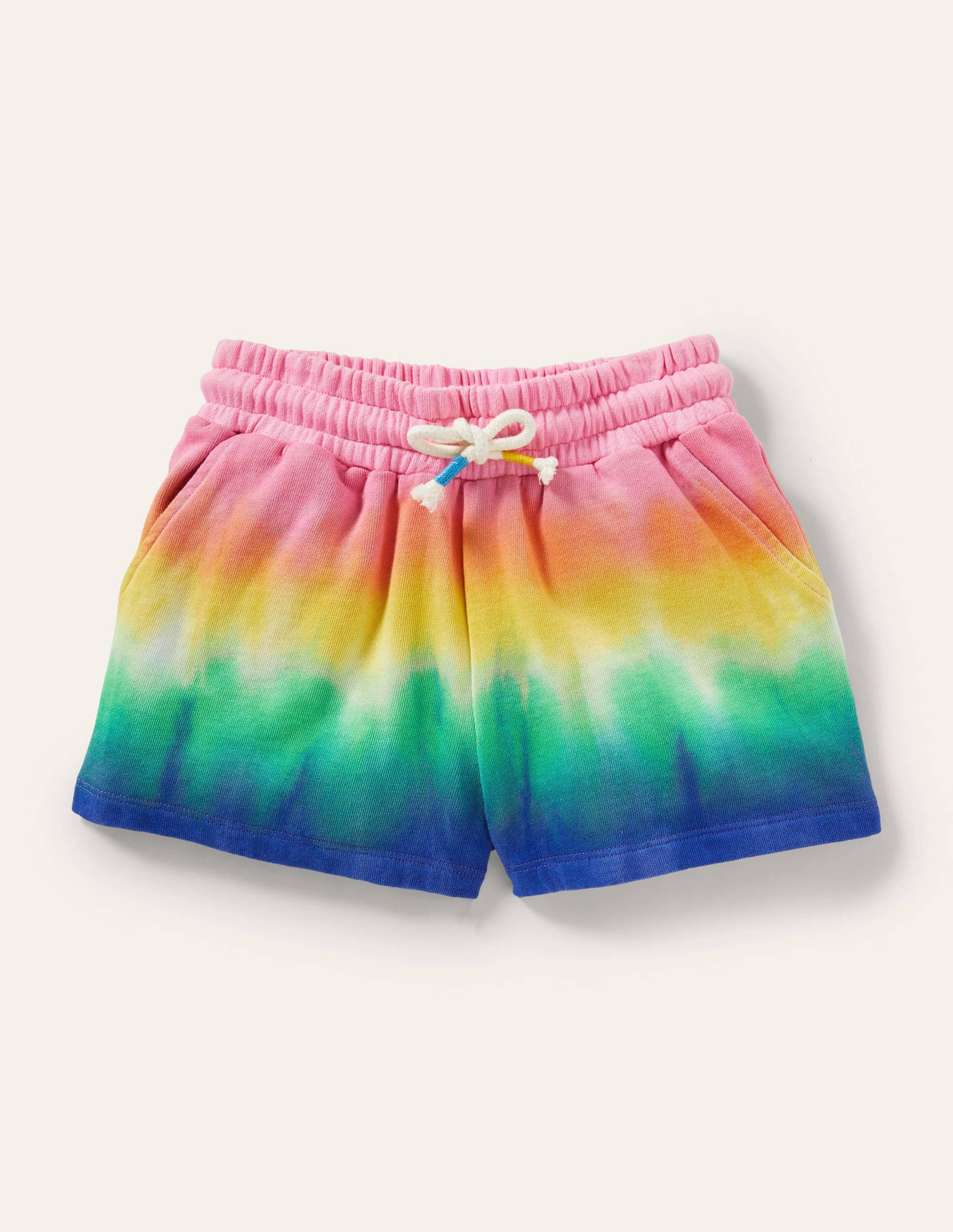 Short en jersey teint en pièce-Arc-en-ciel multi - Image 1