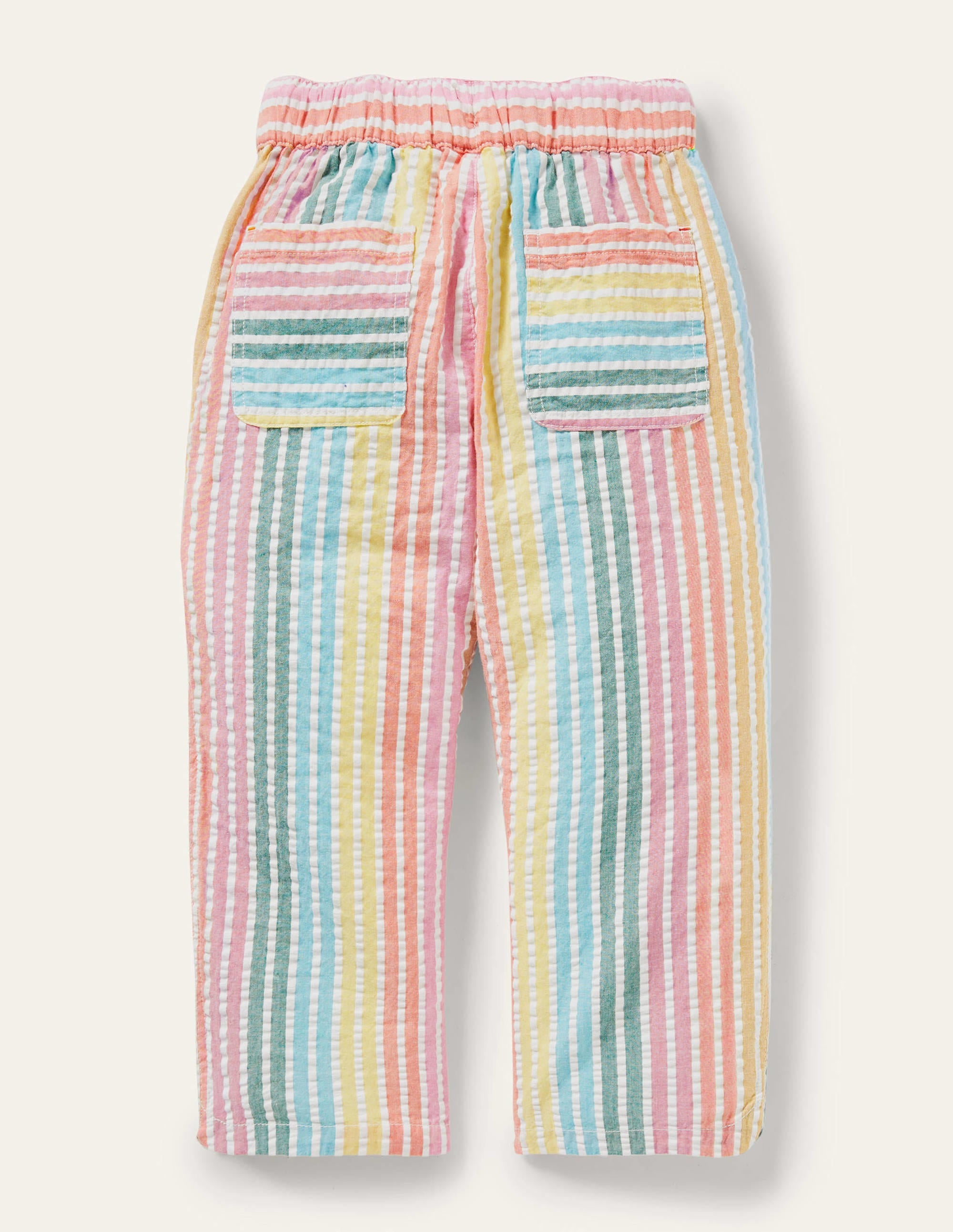 Pantalon tissé simple-Rayé arc-en-ciel - Image 2