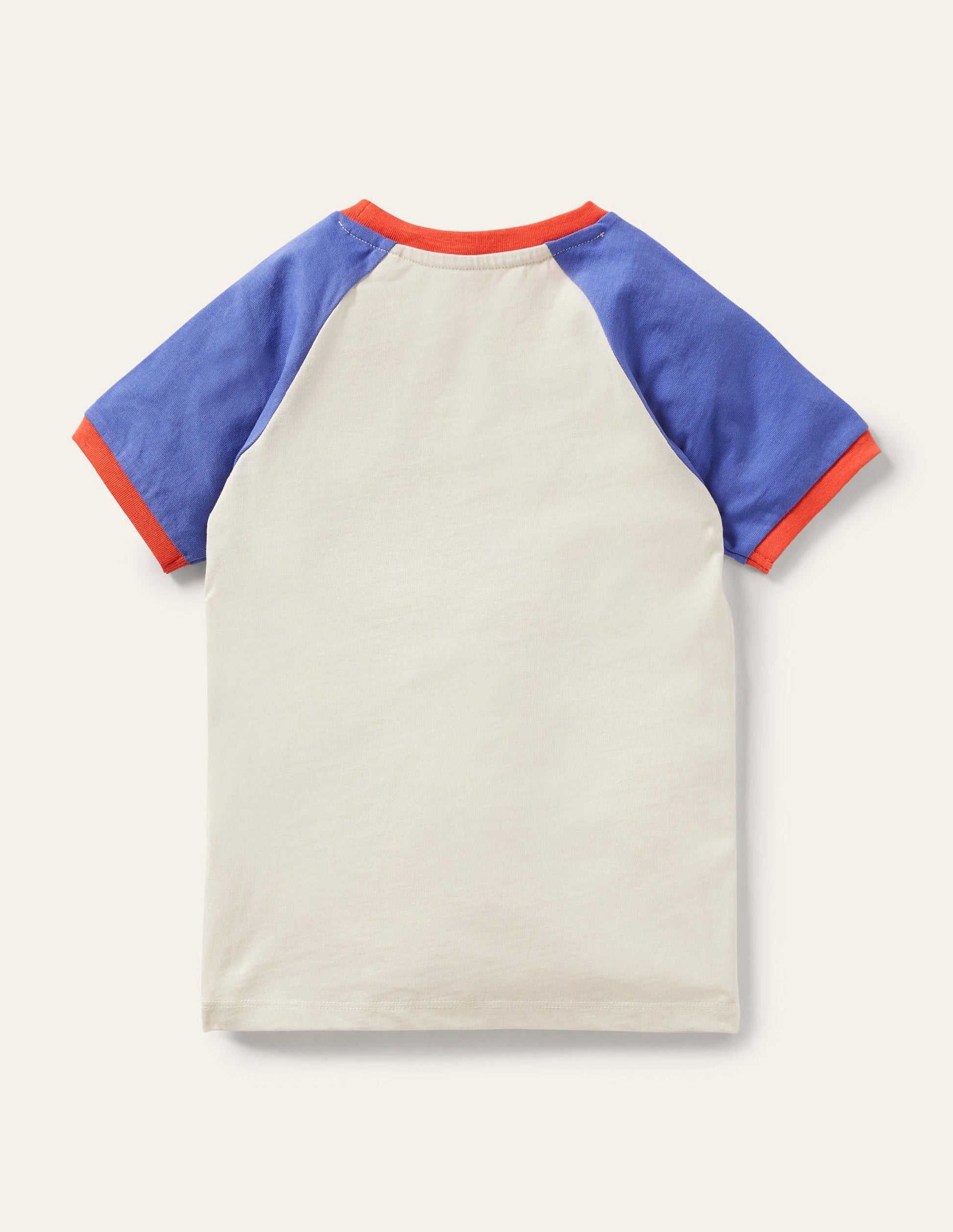 T-shirt à manches raglan et imprimés graphiques-Motif Planet Needs Me ivoire-2