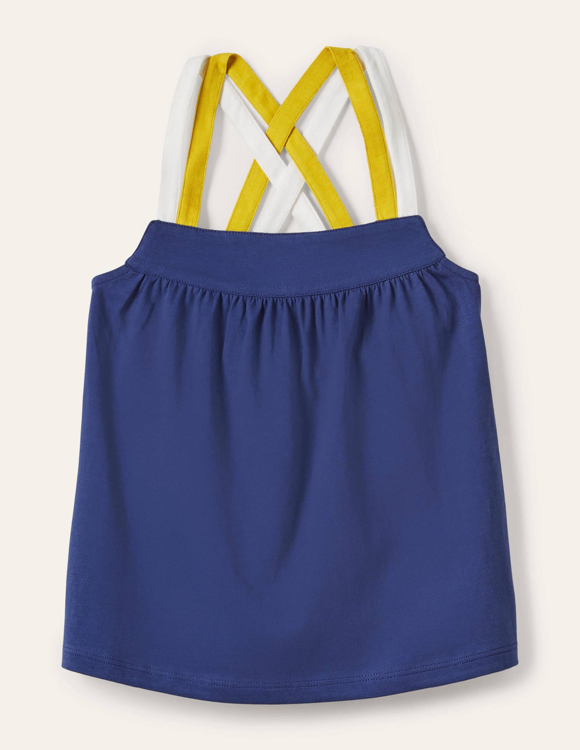 Top mit bunten Trägern-Segelblau/Navy - Image 1
