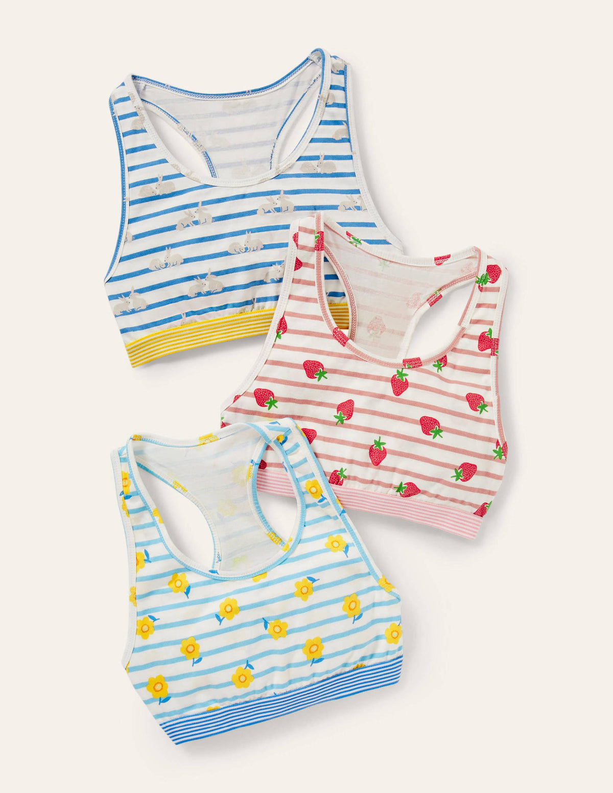 Sportliches Bustier-Frühlingsmotive, Bretonstreifen - Image 1