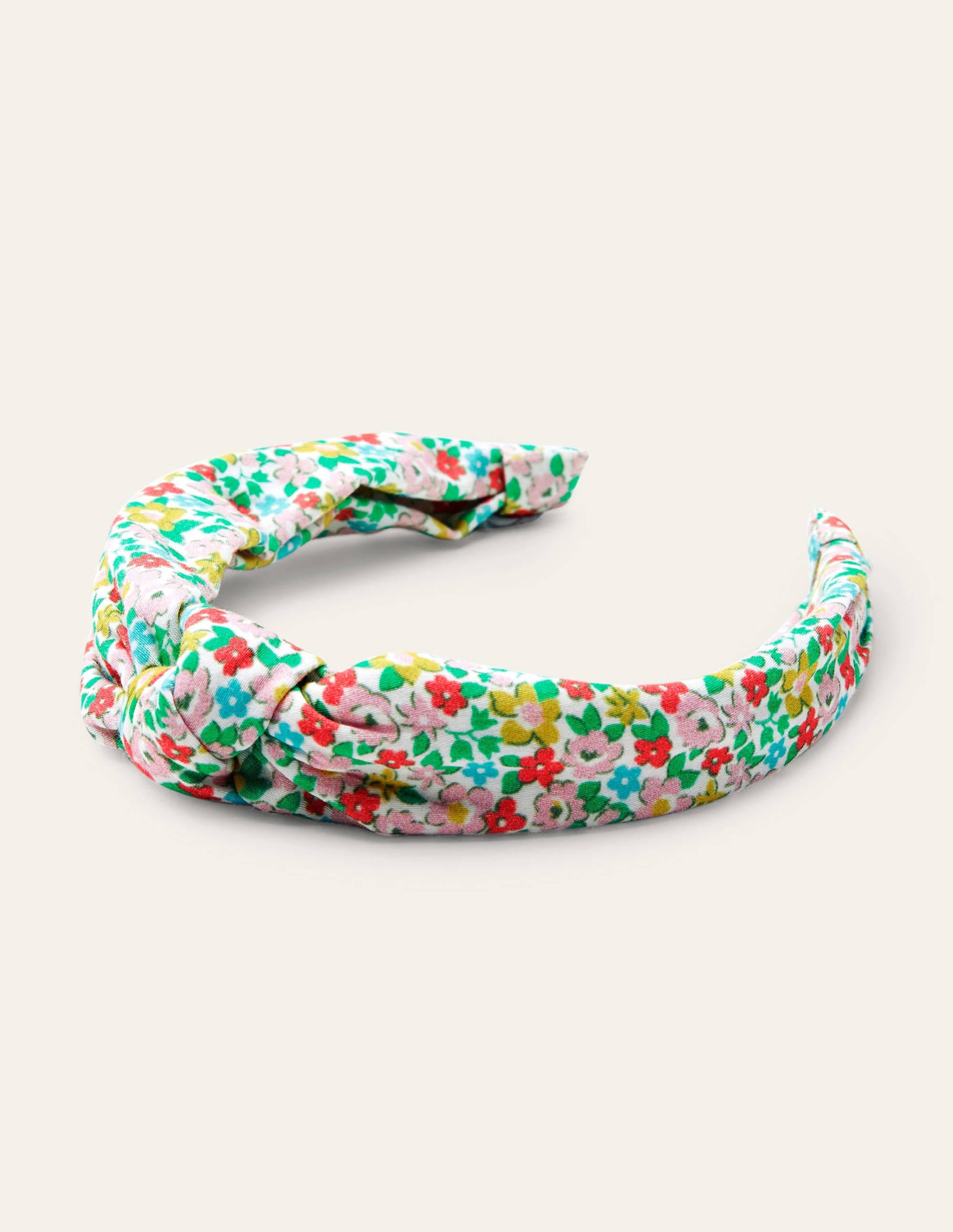Haarband mit Knotendetail-Bunt, Frühlingsblumen - Image 2