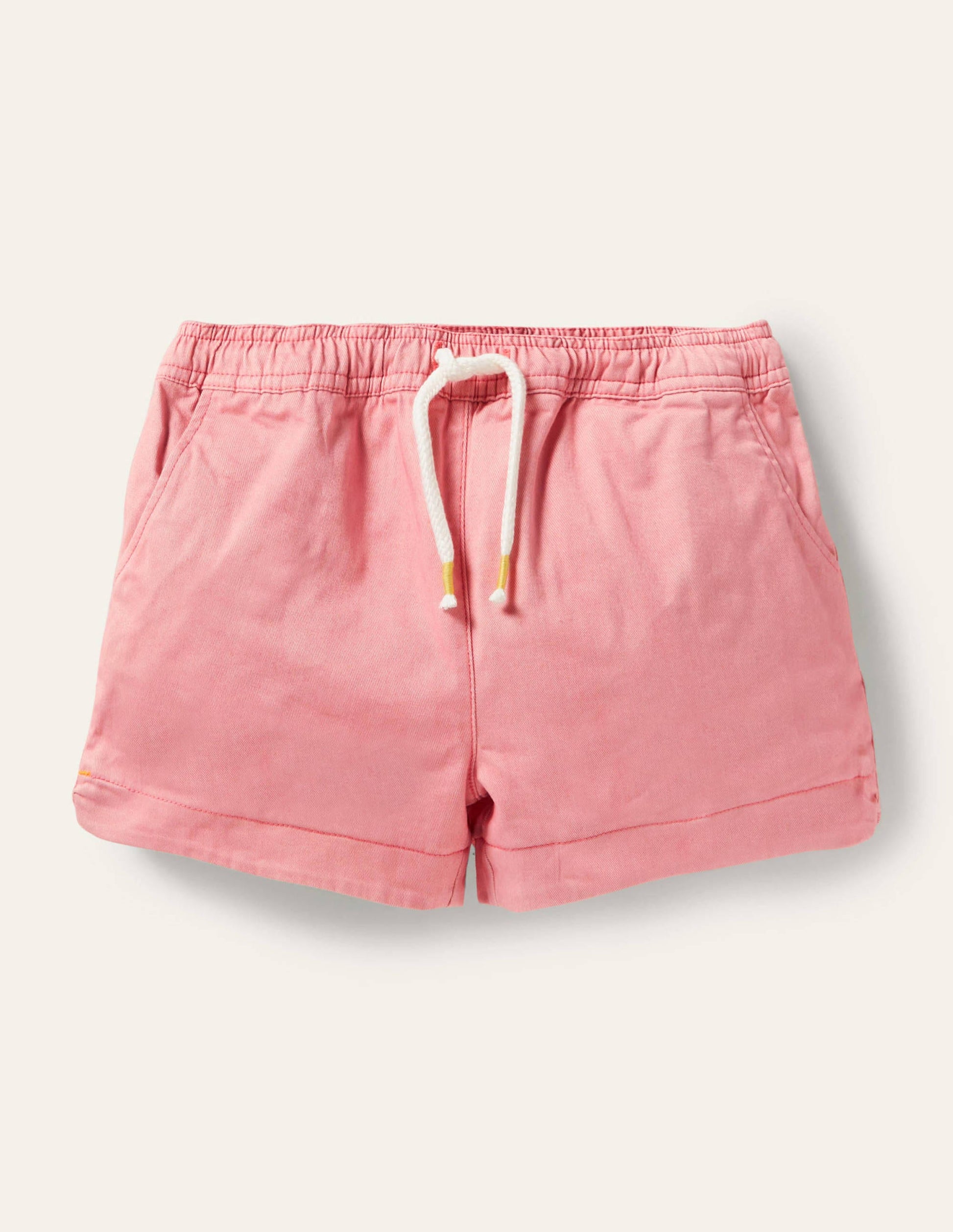 Short avec poche cœur-Rose amande-1