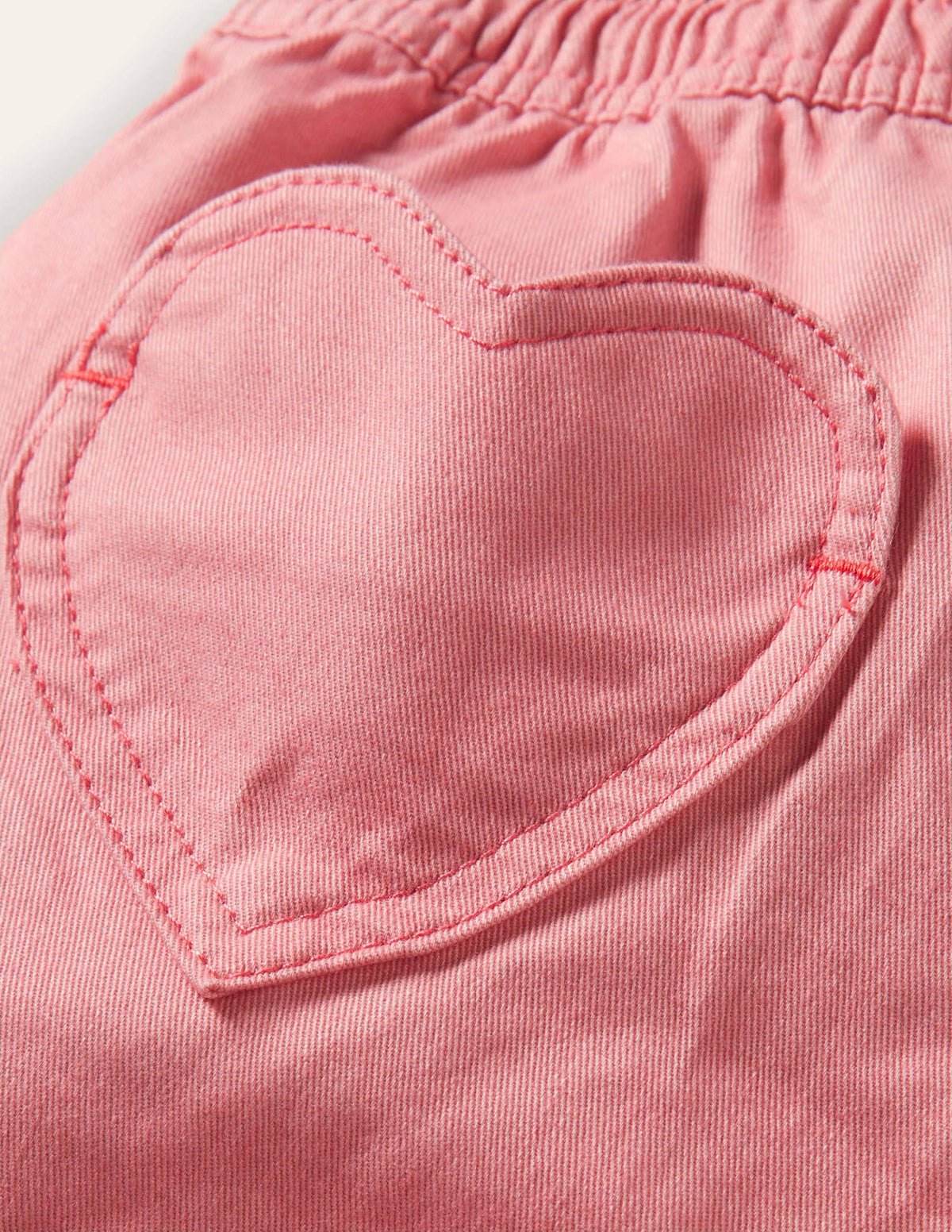 Short avec poche cœur-Rose amande-3