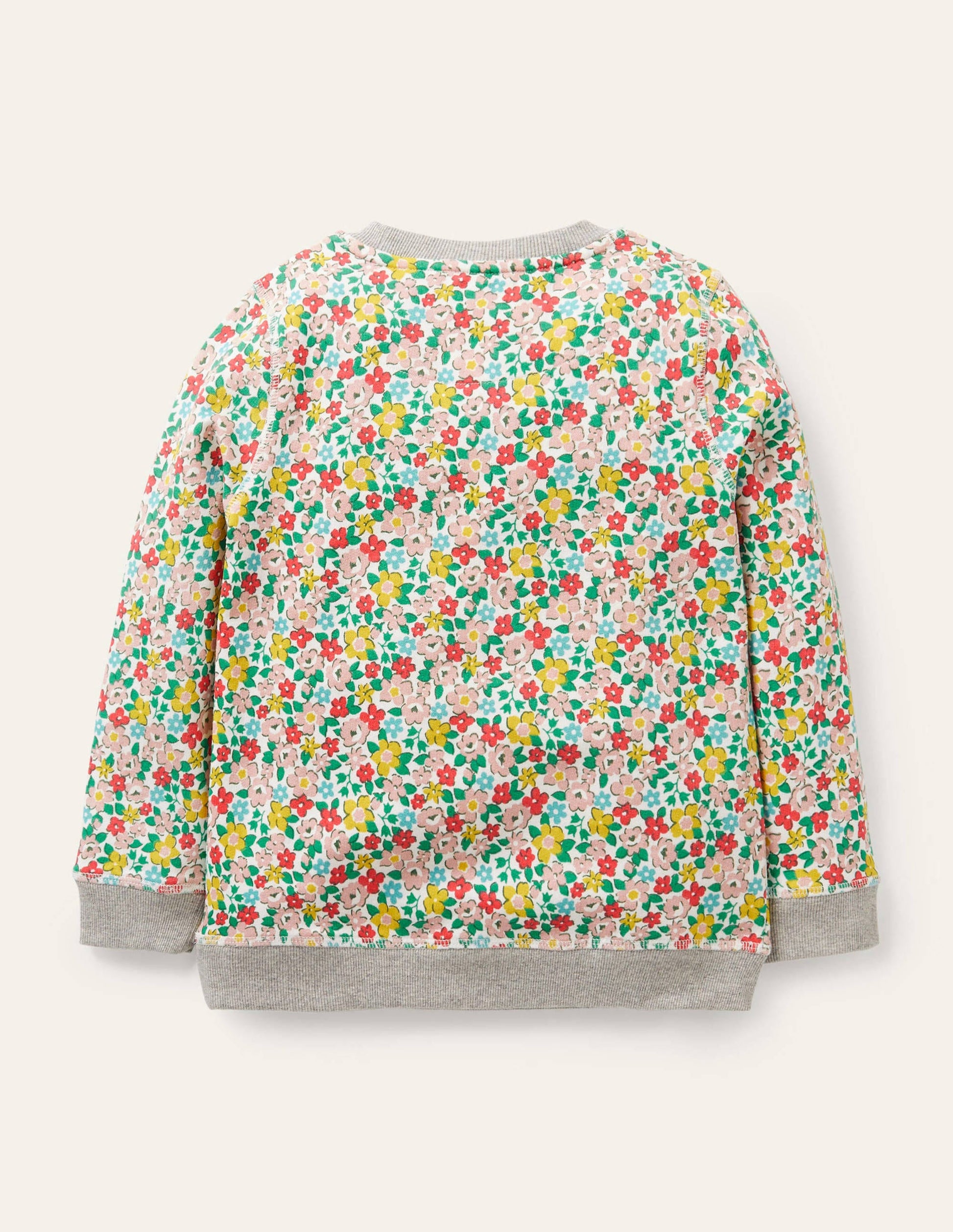 Sweat à super surpiqûres-Chiots motif Spring Floral multi-2