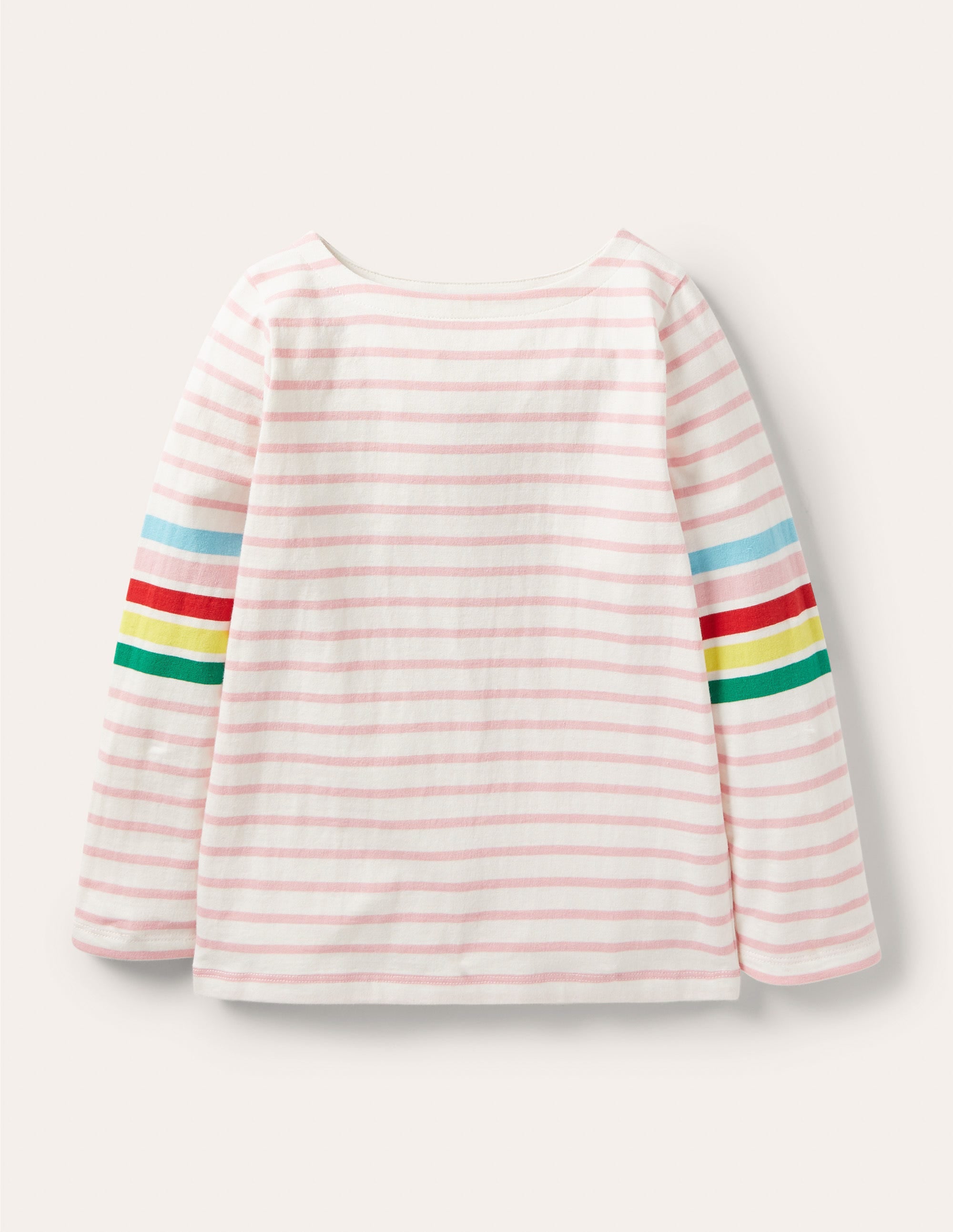 Lustiges Bretonshirt-Rosa, Regenbogen - Image 1