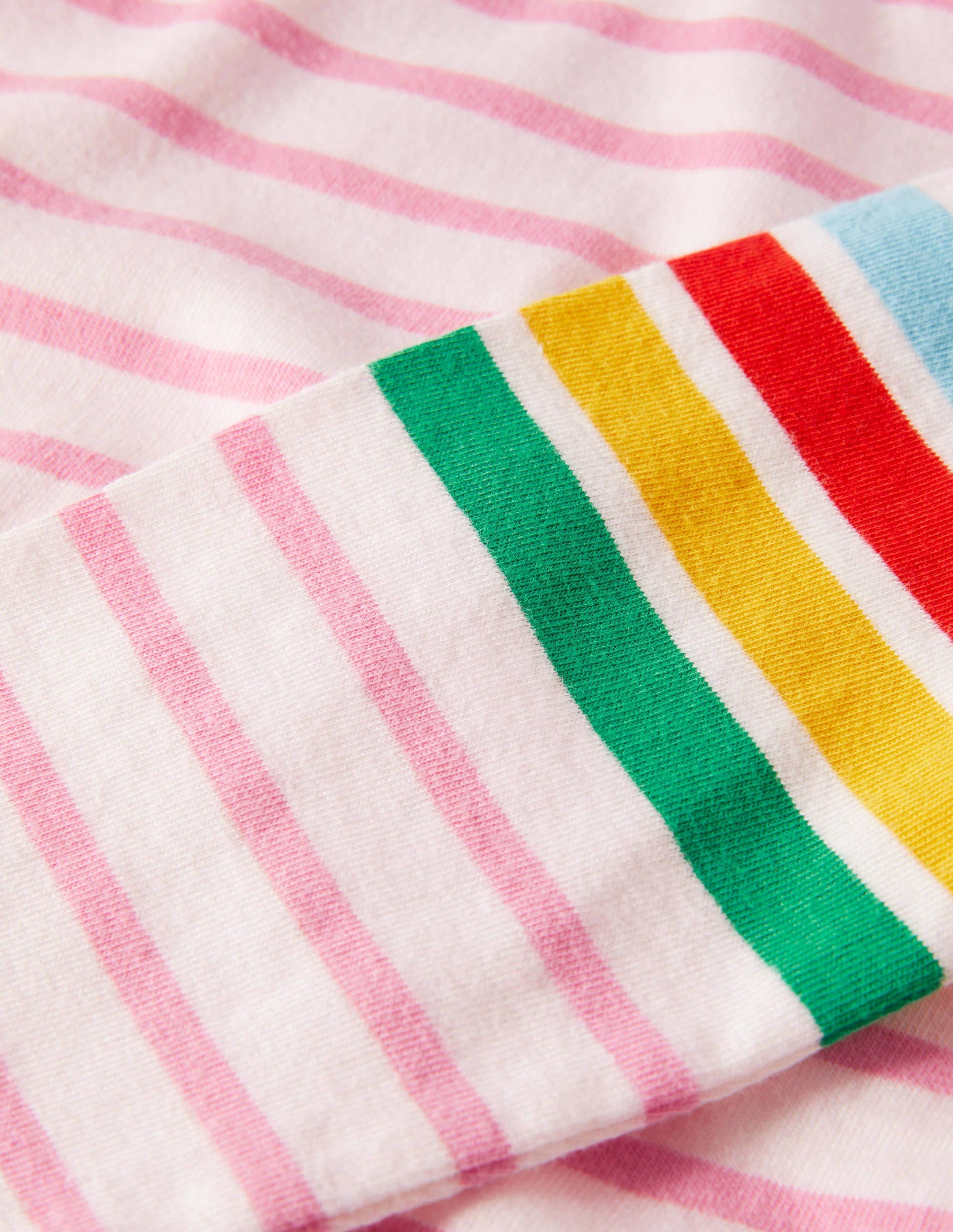 Lustiges Bretonshirt-Rosa, Regenbogen-3