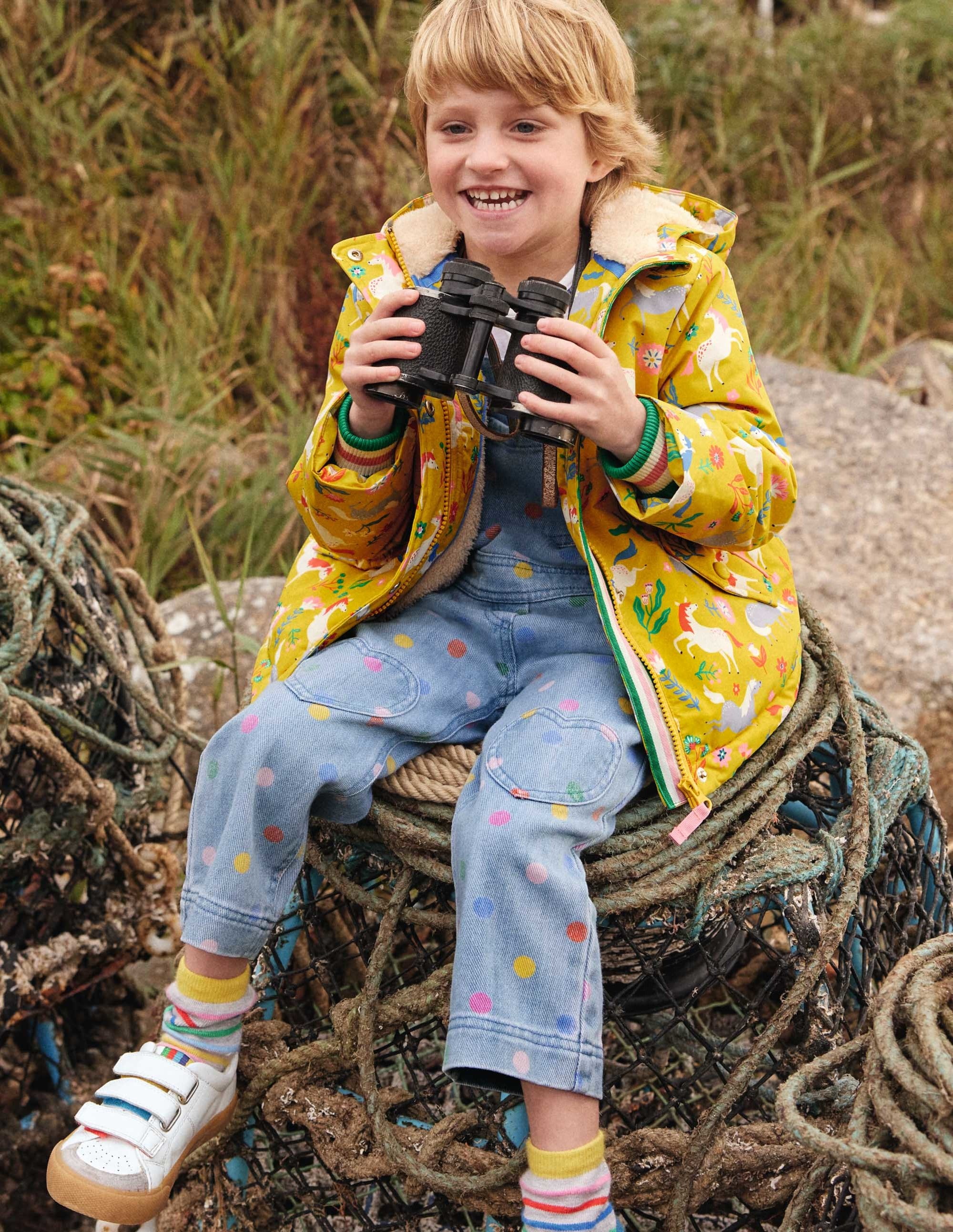 Anorak à doublure sherpa-Poneys jaune maïs - Image 3