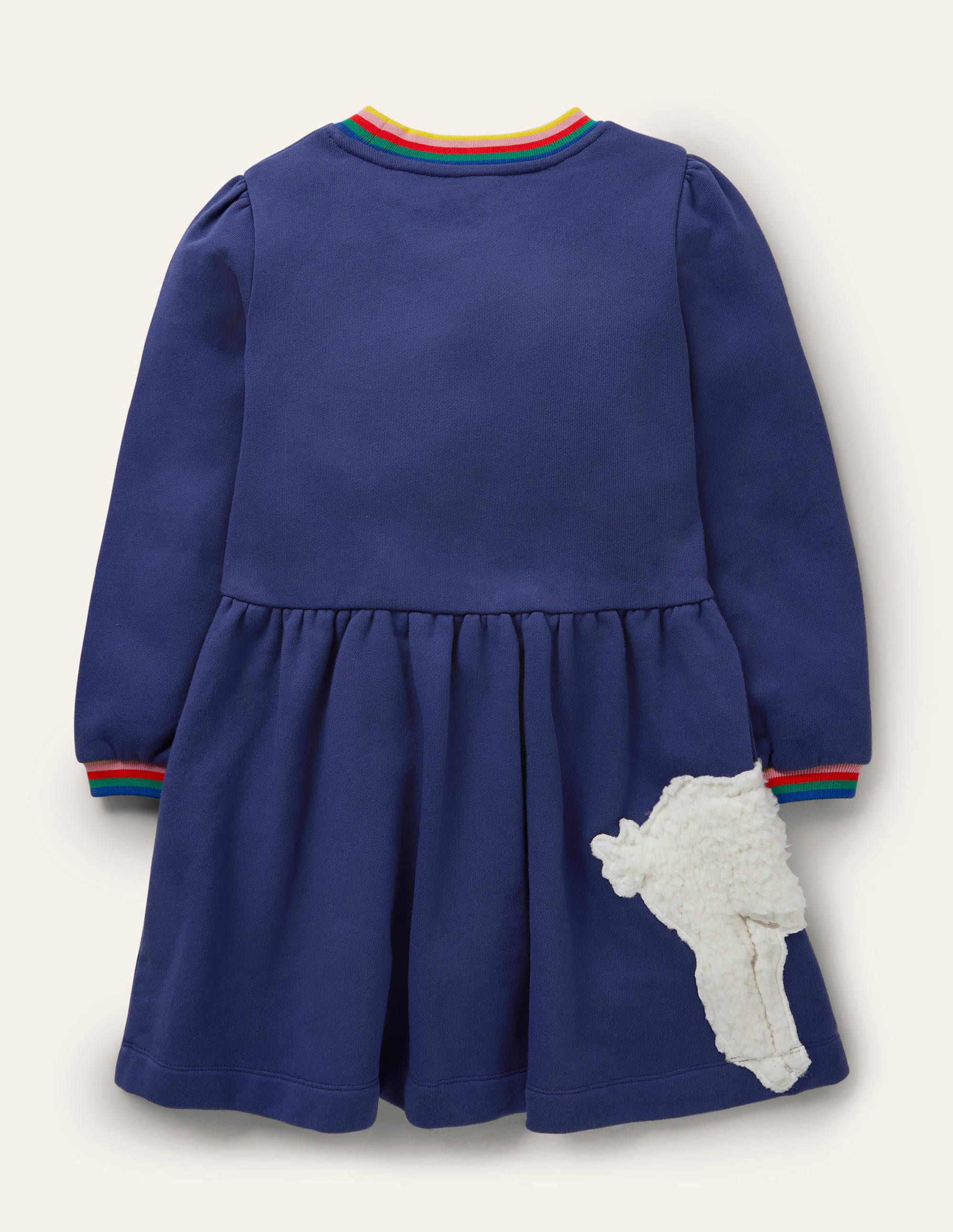 Sweatshirtkleid mit Applikation-Segelblau, Tiere - Image 2