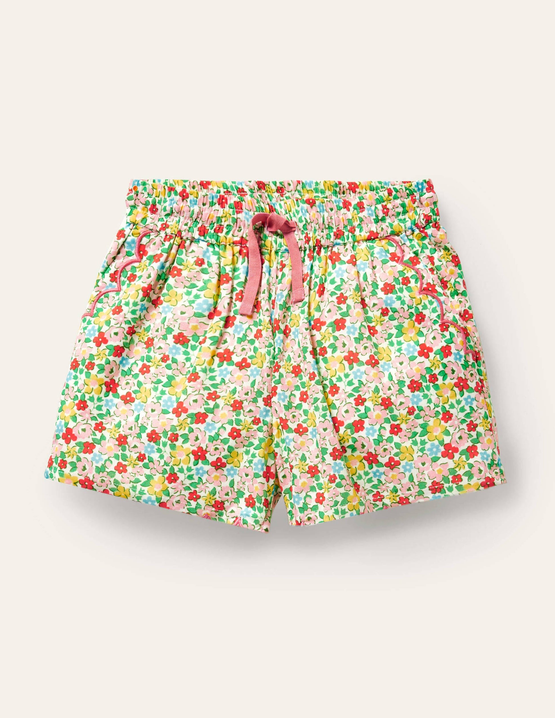 Woven Shorts-Multi Spring Floral-1
